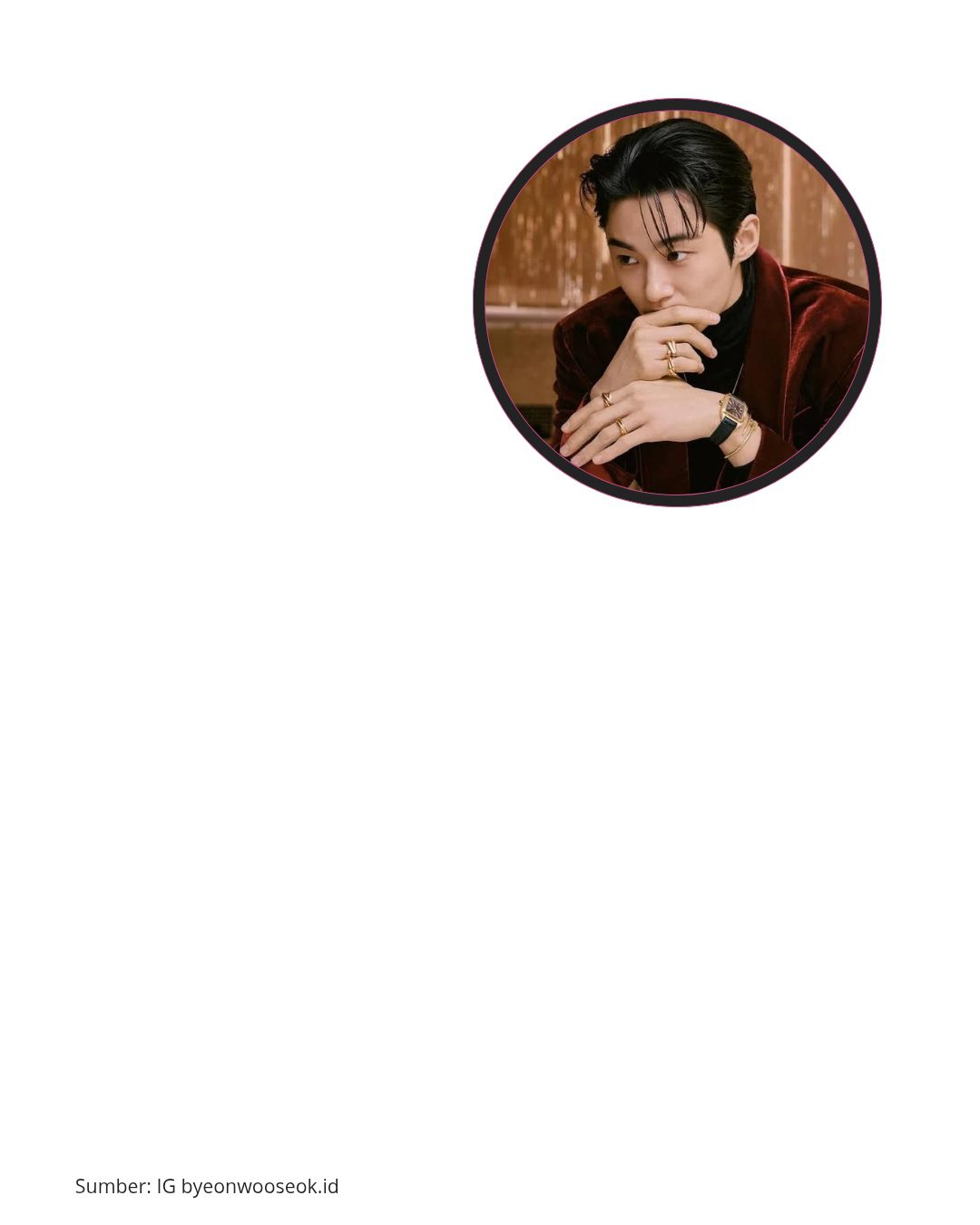 Selebriti Byeon Woo Seok (@byeonwooseok) muncul dalam konten Instagram Cartier