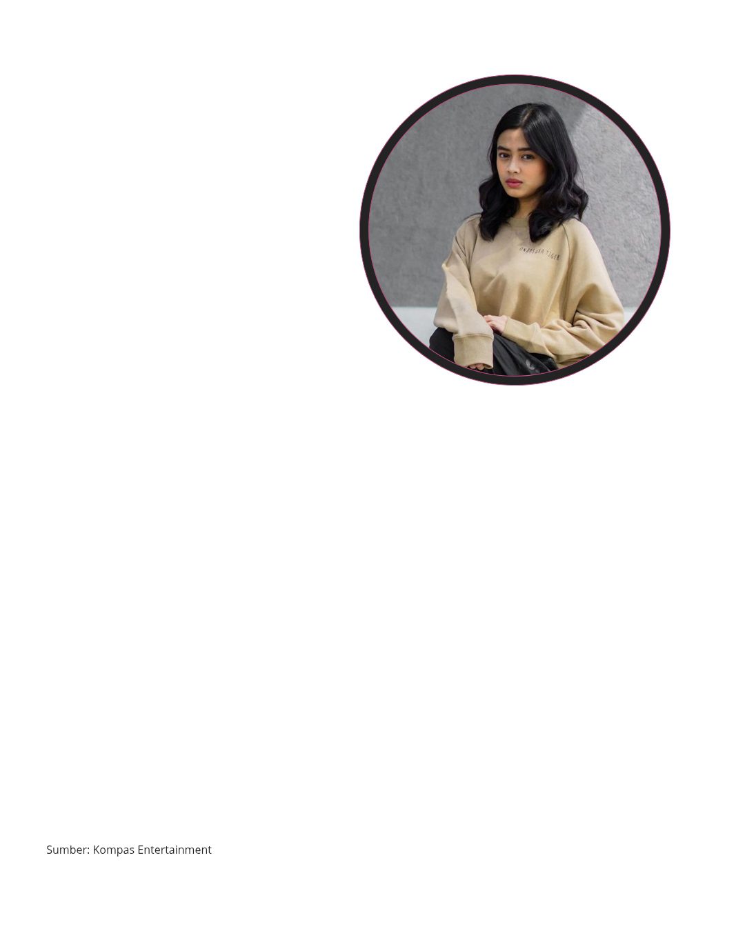Aqeela Aza Calista memerankan karakter Aqeela di sinetron Asmara Gen Z, seorang gadis bucin ekstrem