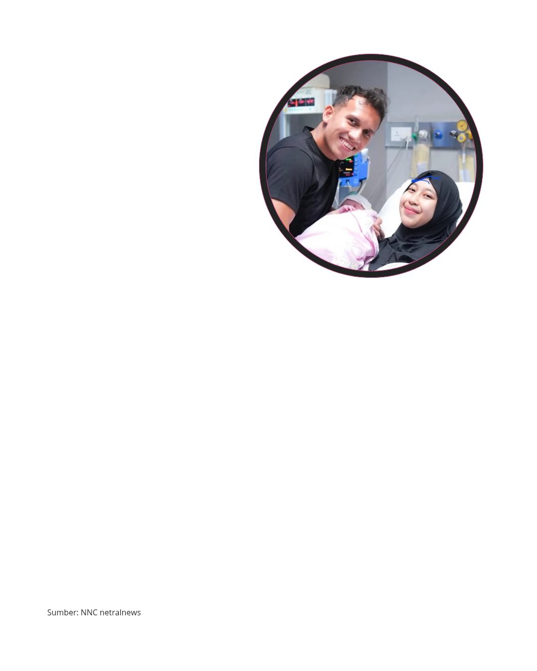 Egymaula Navikri (@egymaulanavikri) berbagi kebahagiaan merayakan kelahiran atau kehadiran buah hati