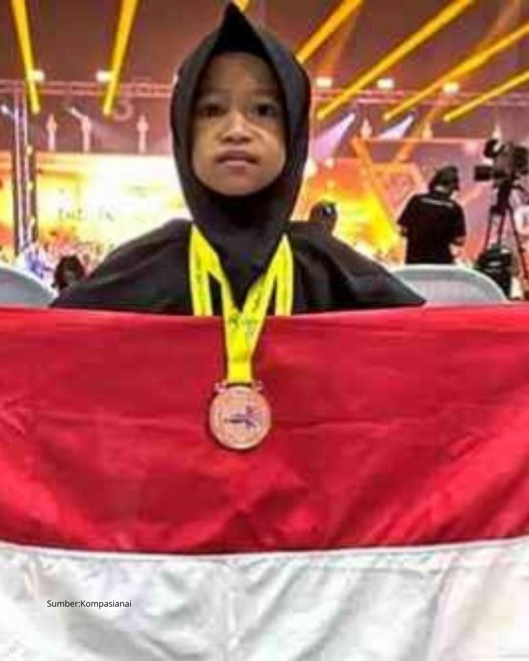 Siswa SD asal Indonesia bernama Qashiratut Tharfi Paranata (Atut) berhasil mengalahkan sekitar 800 peserta dari 17 Negara negara