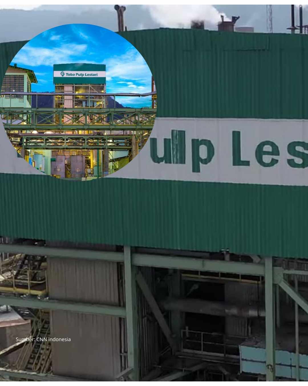 Bursa Efek Indonesia mengumumkan suspensi sementara perdagangan saham PT Toba Pulp Lestari Tbk