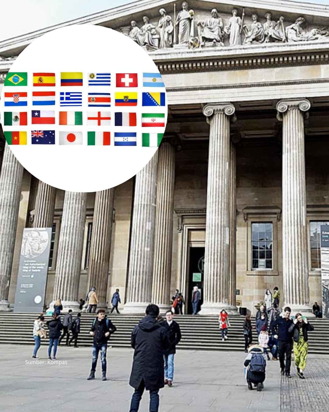 British Museum memang memiliki 8 juta item Barang