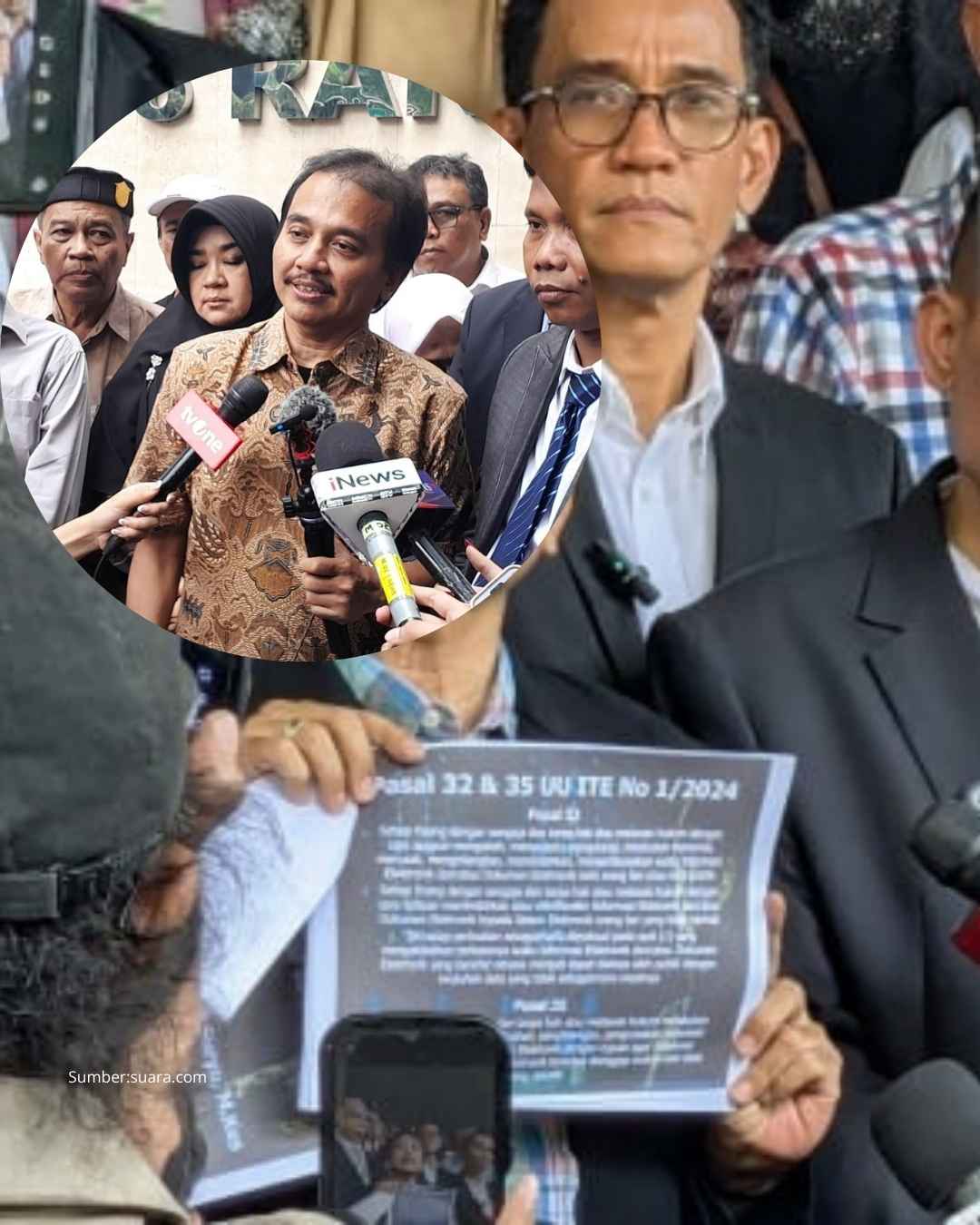 Polda Metro Jaya memperlihatkan ijazah asli Jokowi