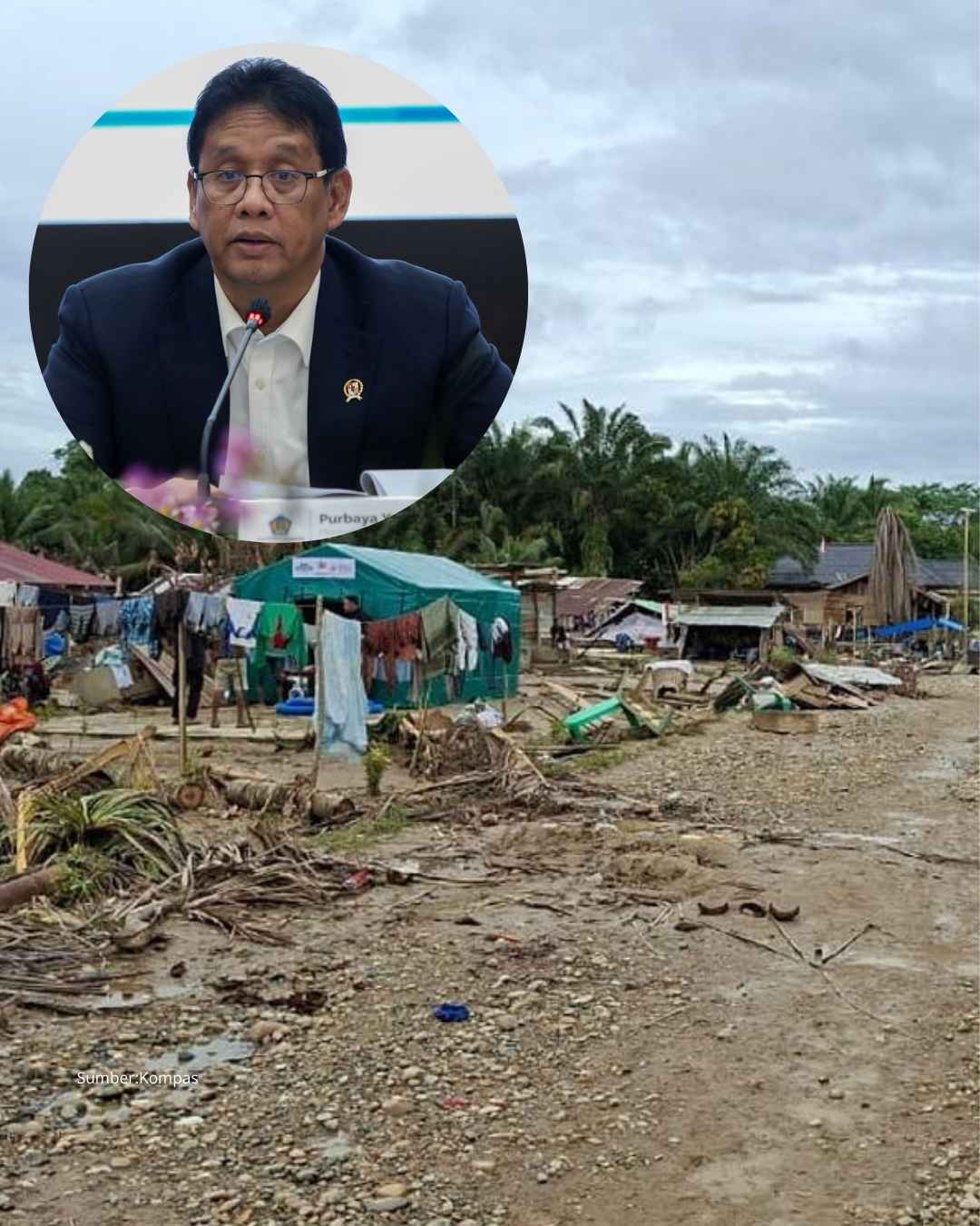 Menteri Keuangan Purbaya Yudhi Sadewa mengonfirmasi kesiapan mengalihkan Rp60 triliun Untuk Bencana Sumatera