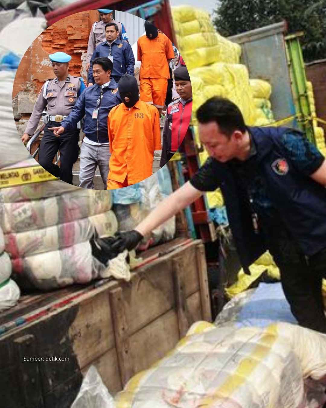 Wow, Polri menyita 846 bal pakaian bekas ilegal senilai Rp3,58 miliar