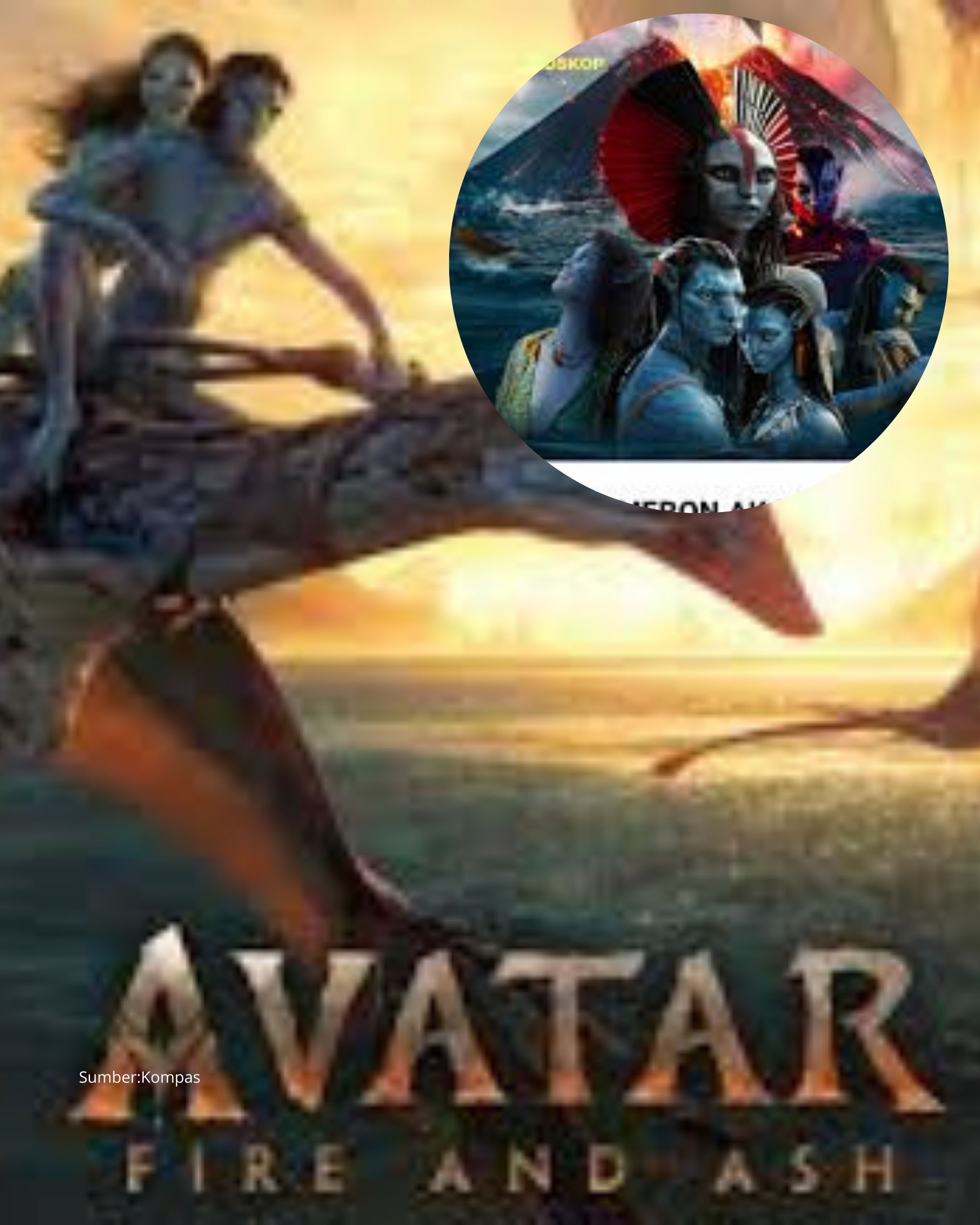 Wow...Film Avatar: Fire and Ash, Raup Rp6,09 triliun di pemutaran Awal