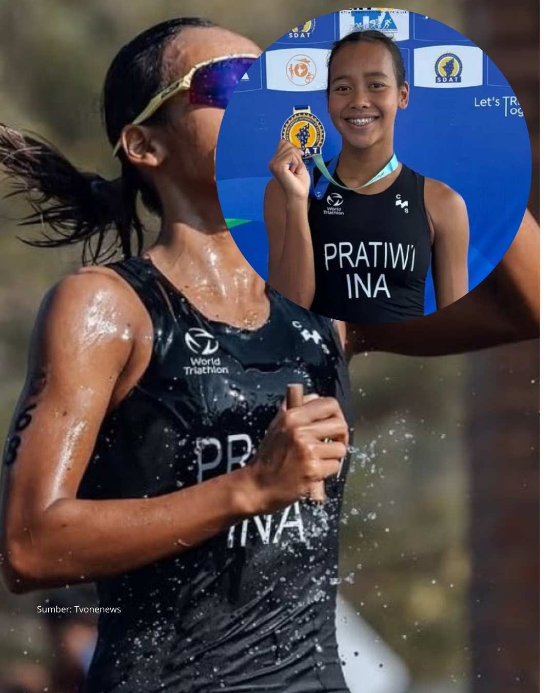 Sosok Martina Ayu Pratiwi, Atlet Triathlon Yang Banyak Menorehkan Medali SEA Games 2025