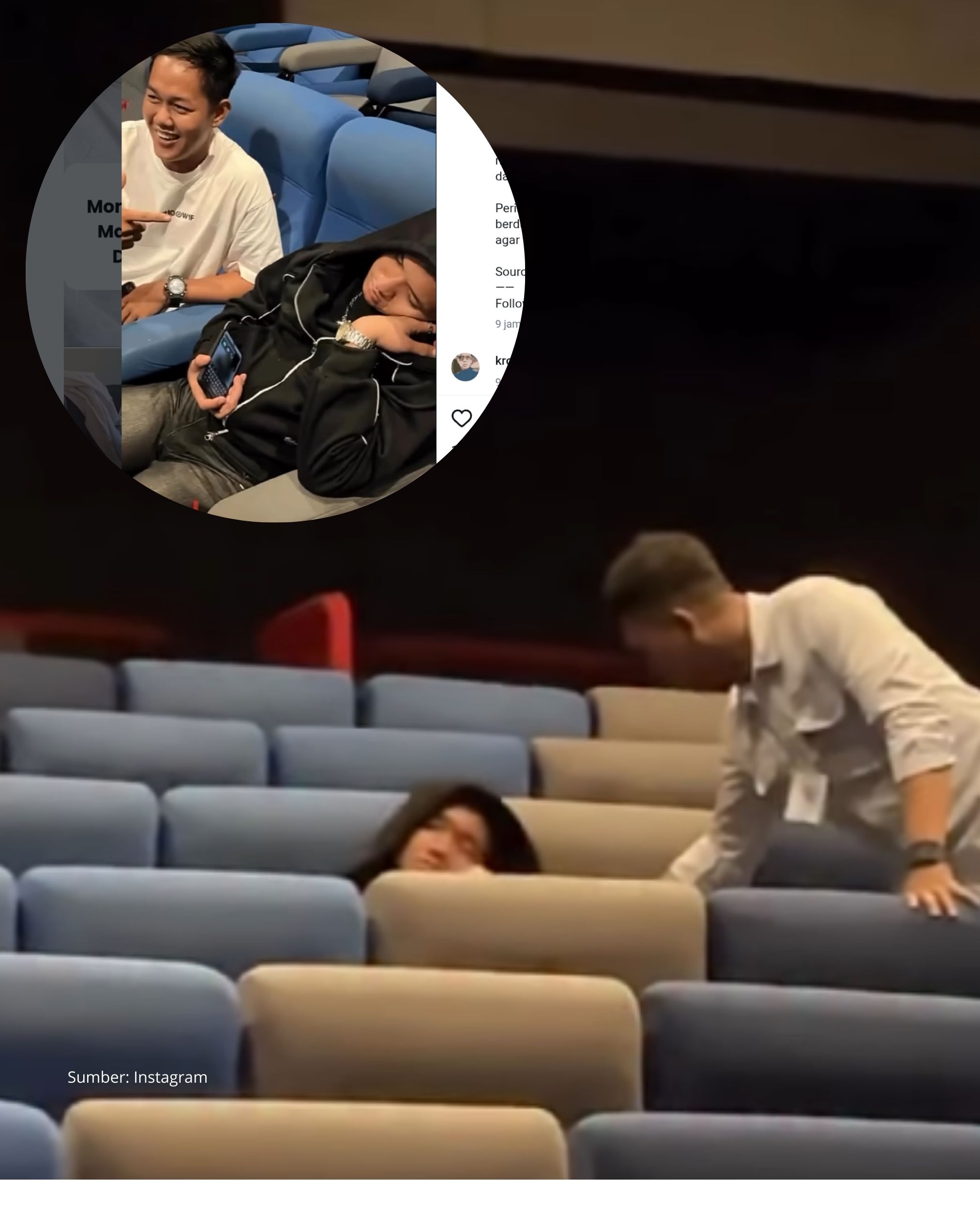 Momen Kocak Tidur Saat menonton film Avatar: Fire and Ash!