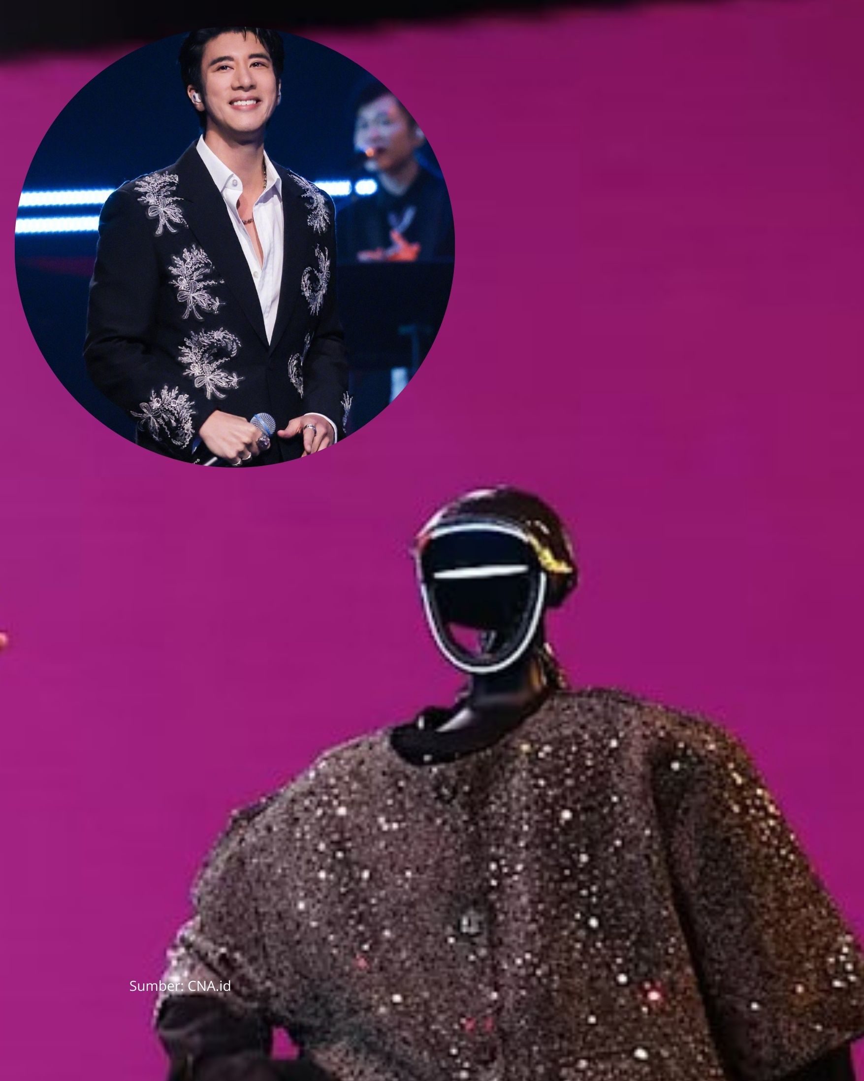 Tampil Spektakuler Robot Humanoid Unitree G1 di Konser Wang Leehom