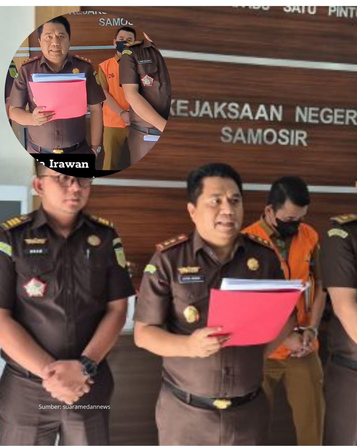Korupsi Bantuan Banjir Kepala Dinas Sosial Samosir ditetapkan Sebagai tersangka oleh Kejaksaan Negeri Samosir