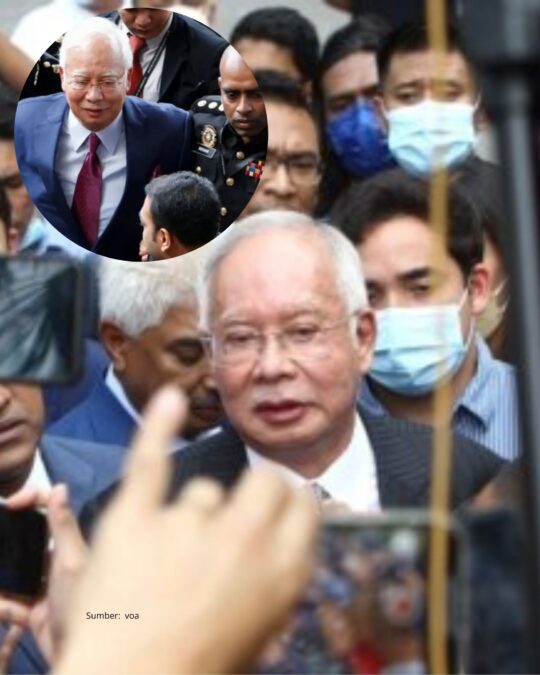 Mantan PM Najib Razak di Vonis 15 tahun penjara atas Skandal 1MDB