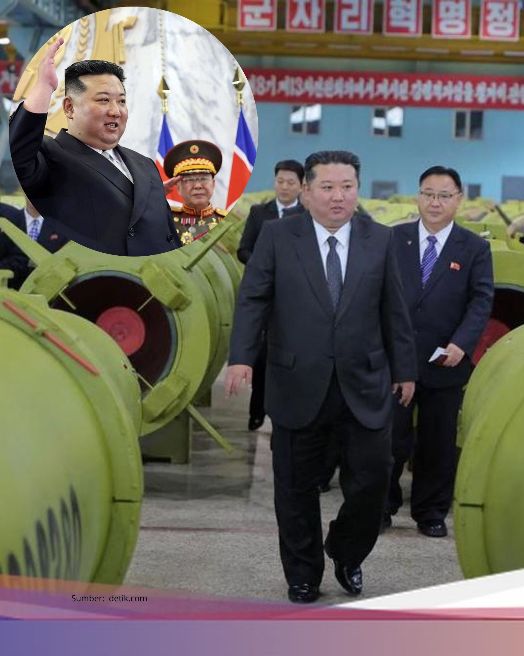Kim Jong Un: Meningkatkan Produksi Rudal dan Amunisi Merespon Amerika dan Korea Selatan
