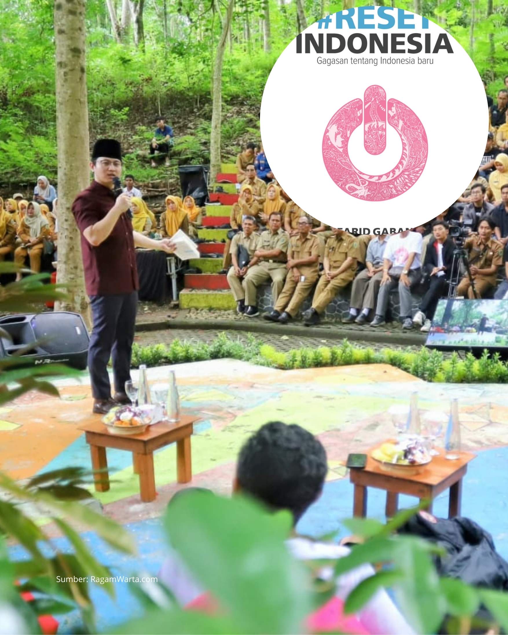 ASN Trenggalek Mengikuti Bedah buku #ResetIndonesia Bersama Bupati