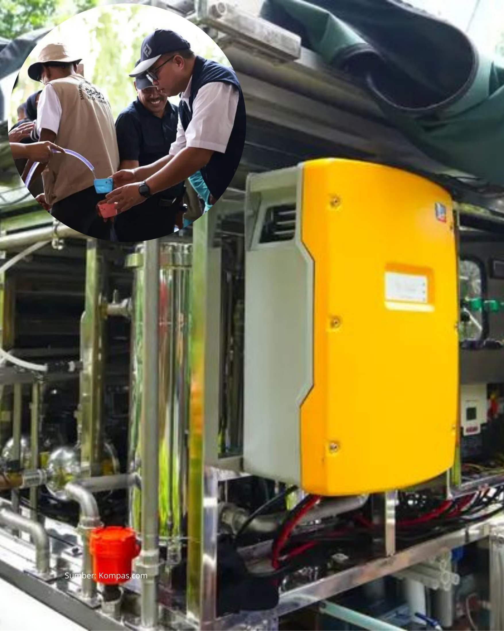 BRIN Kirim Tiga Unit Arsinum Untuk Suplai Air Bersih di Aceh Tamiang dan Tapanuli Tengah