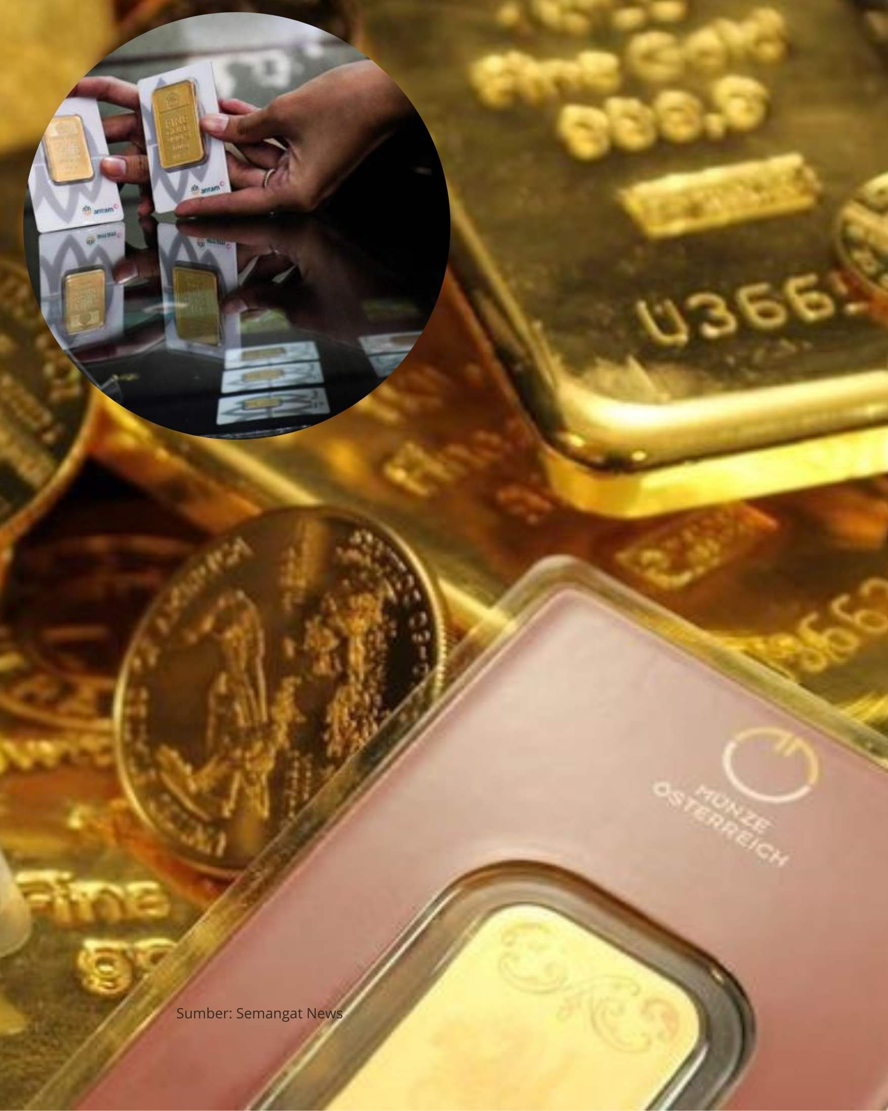 Harga Emas Tembus 2,5 juta Per Gram