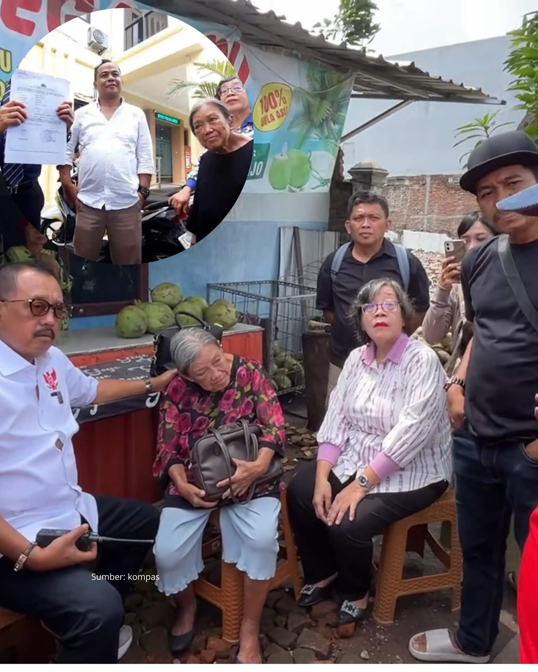 Rumah Lansia Yang di Hancurkan Oleh Ormas Madas di Surabaya Hidup Sebatang Kara