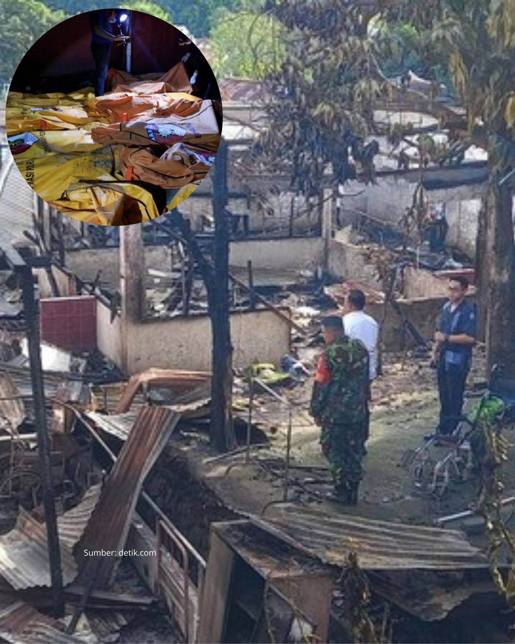 Panti Jompo Werdha Damai Manado Terbakar Menewaskan 16 lansia