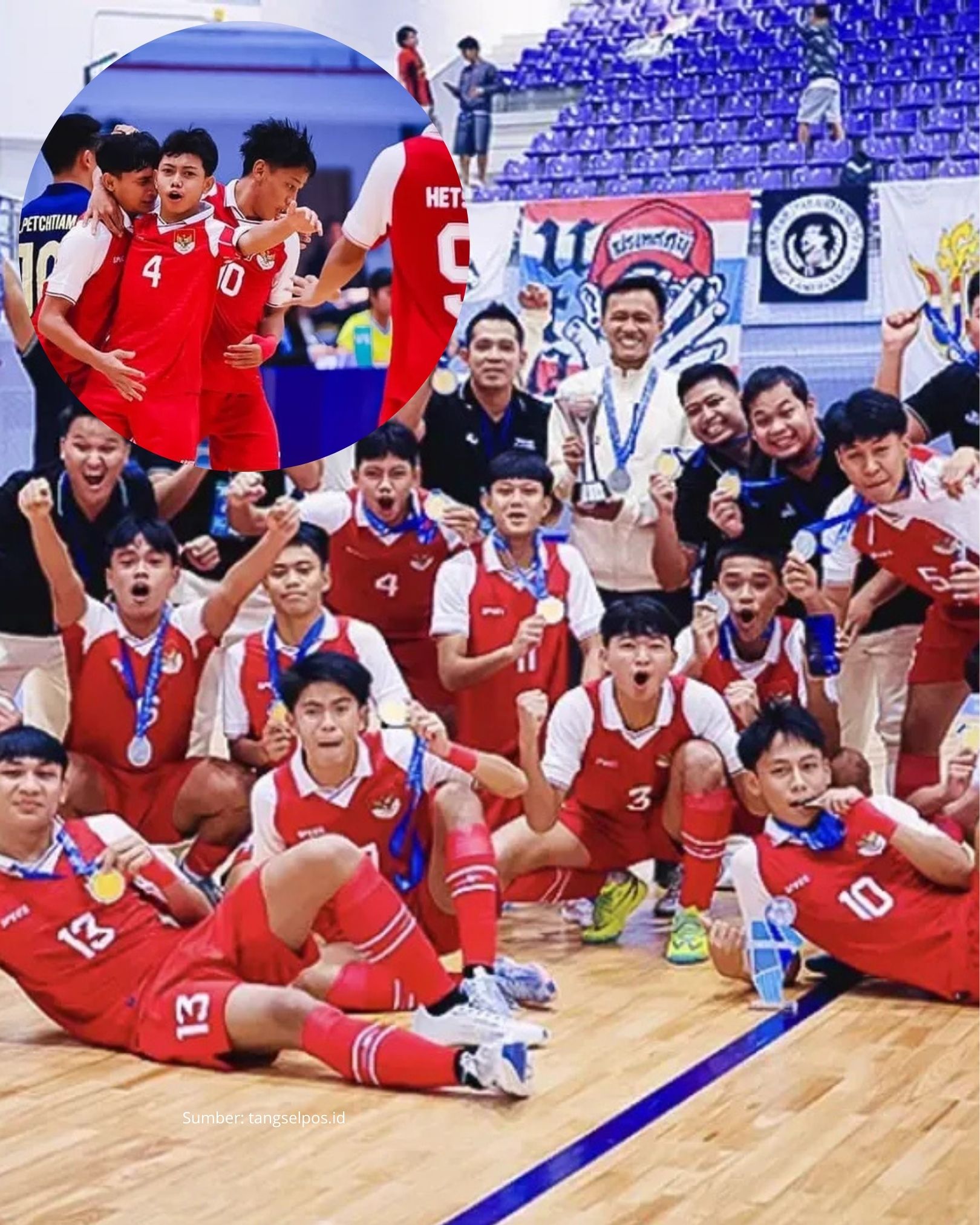 Tim Futsal U-16 Jadi Jaura di Turnamen Piala AFF Futsal 2025