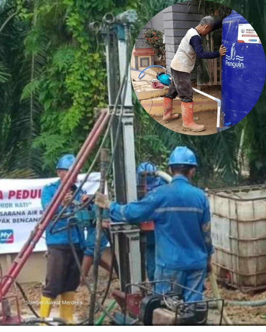 Pertamina Pulihkan 12 Sumur Warga Pasca Banjir di Aceh Tamiang