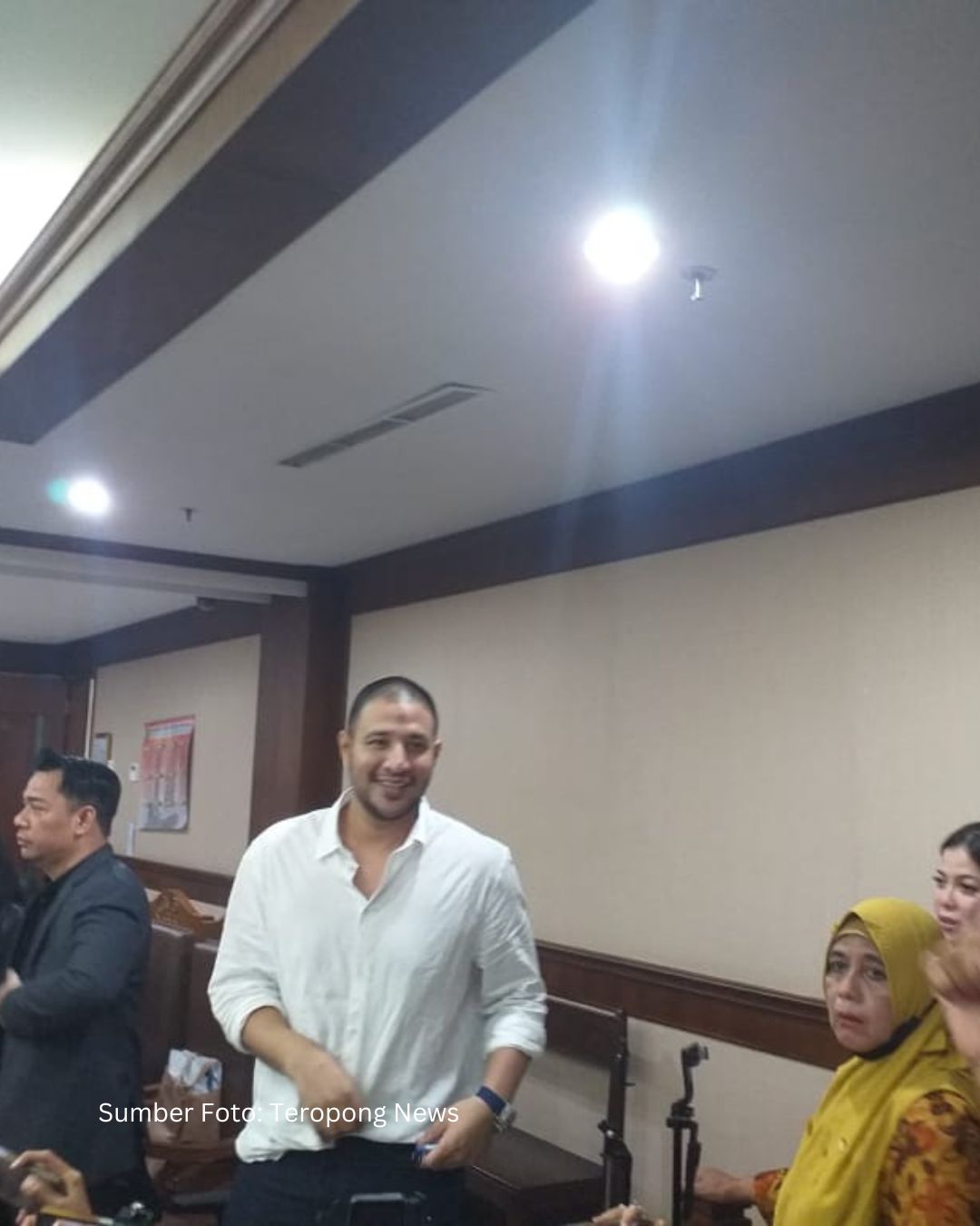 Ammar Zoni Hadiri Sidang Lanjutan Kasus Dugaan Pengedar Sabu