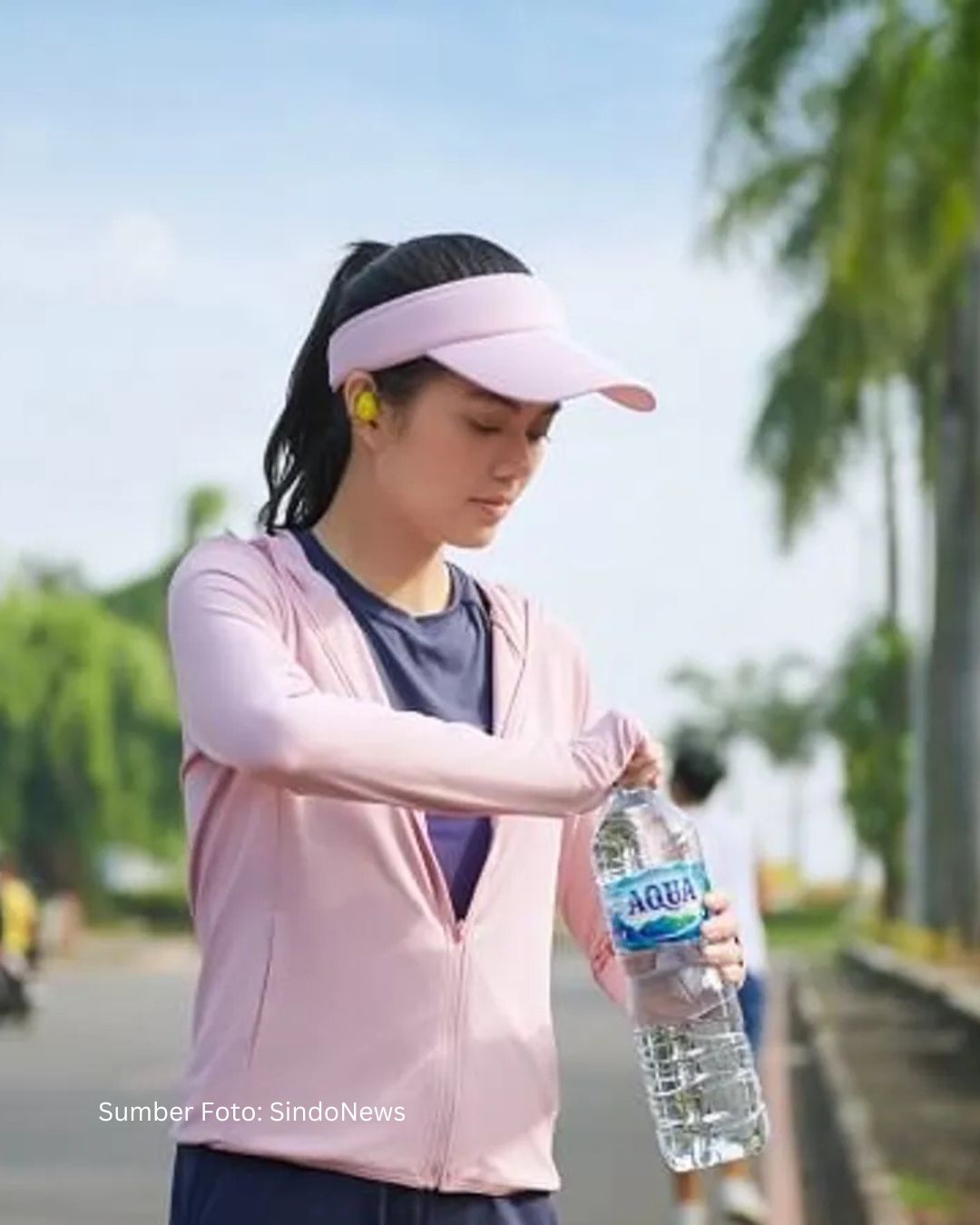 Rayakan Hari Ibu, Aqua Hadirkan Wall Of Love di CFD Jakarta