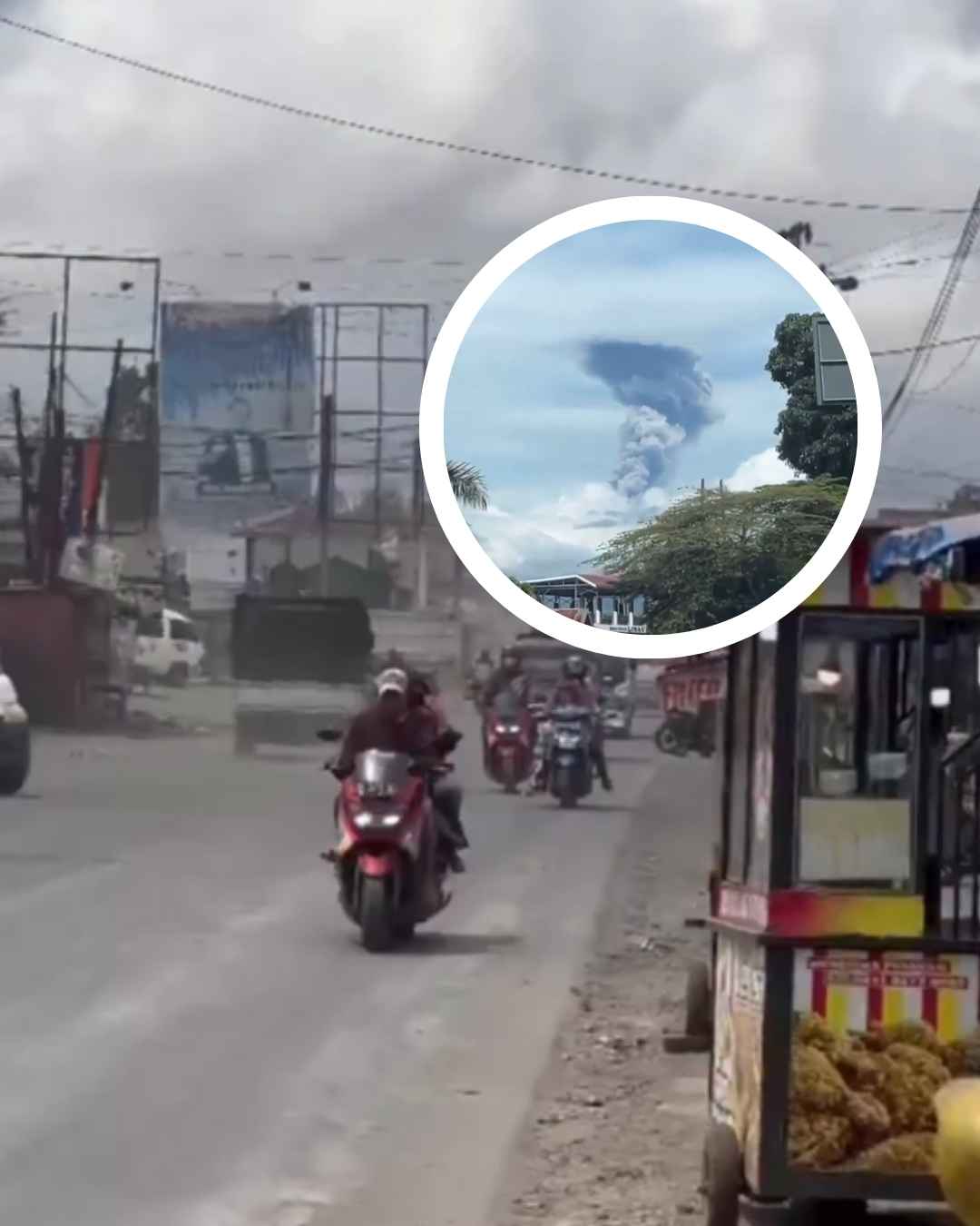 Gunung Marapi Kembali Erupsi, Abu Selimuti Permukiman di Agam