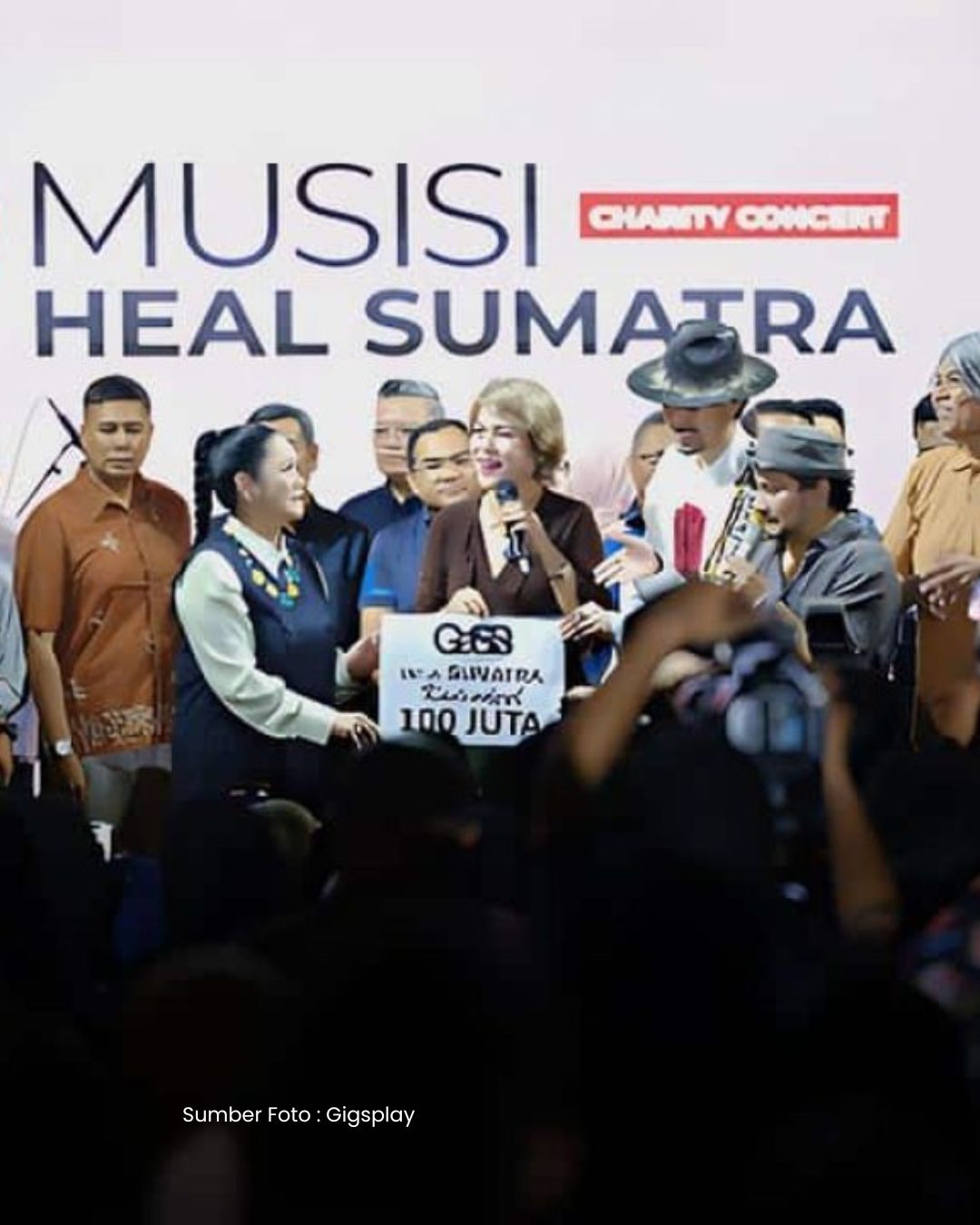 Konser Amal 100 Musisi Capai Lebih Dari 15 Miliar.