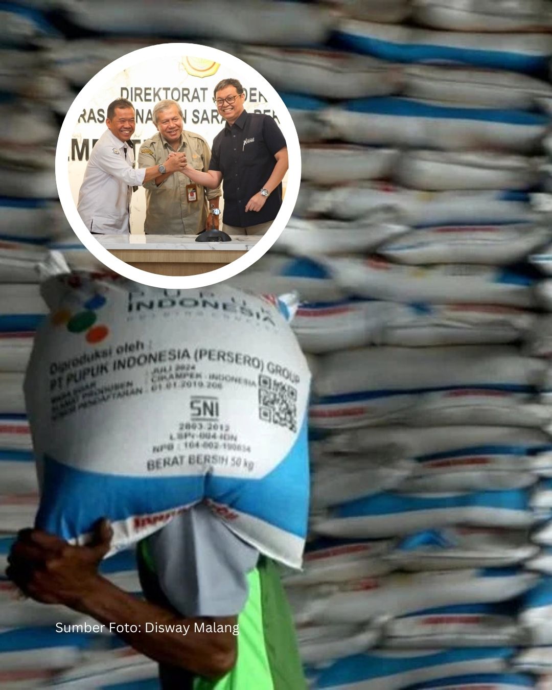 Kontrak Pupuk Bersubsidi 2026 Senilai Rp46,87 Triliun Resmi Ditandatangani
