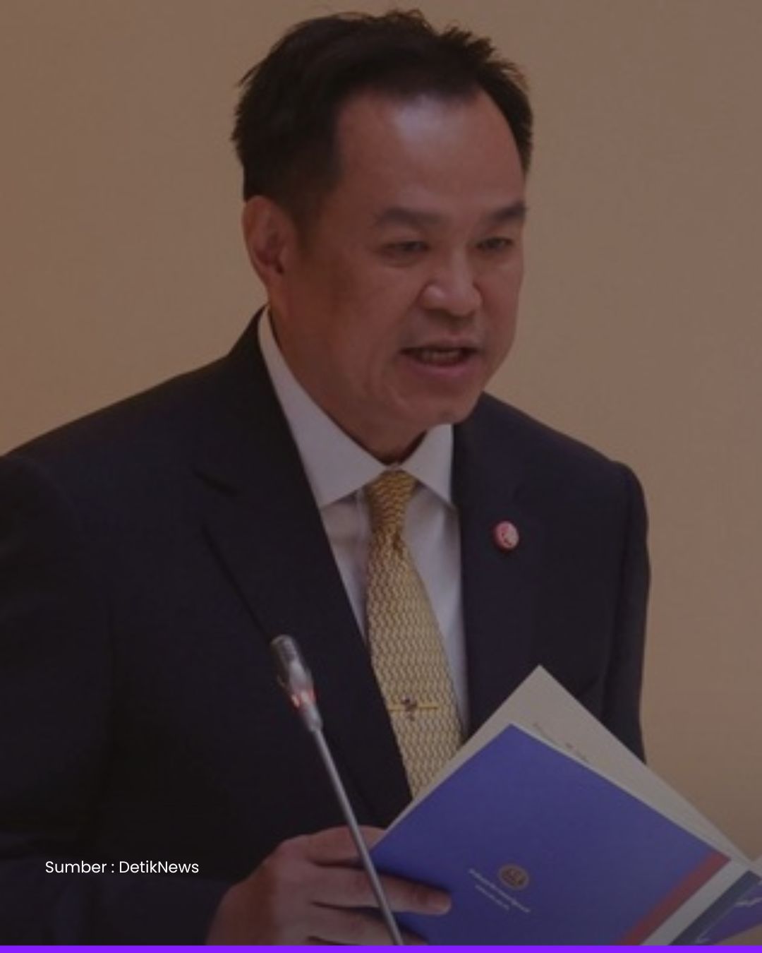 Perdana Menteri Thailand Anutin Charnvirakul Mengumumkan Pembubaran Parlemen Pada 11-12 Desember 2025.