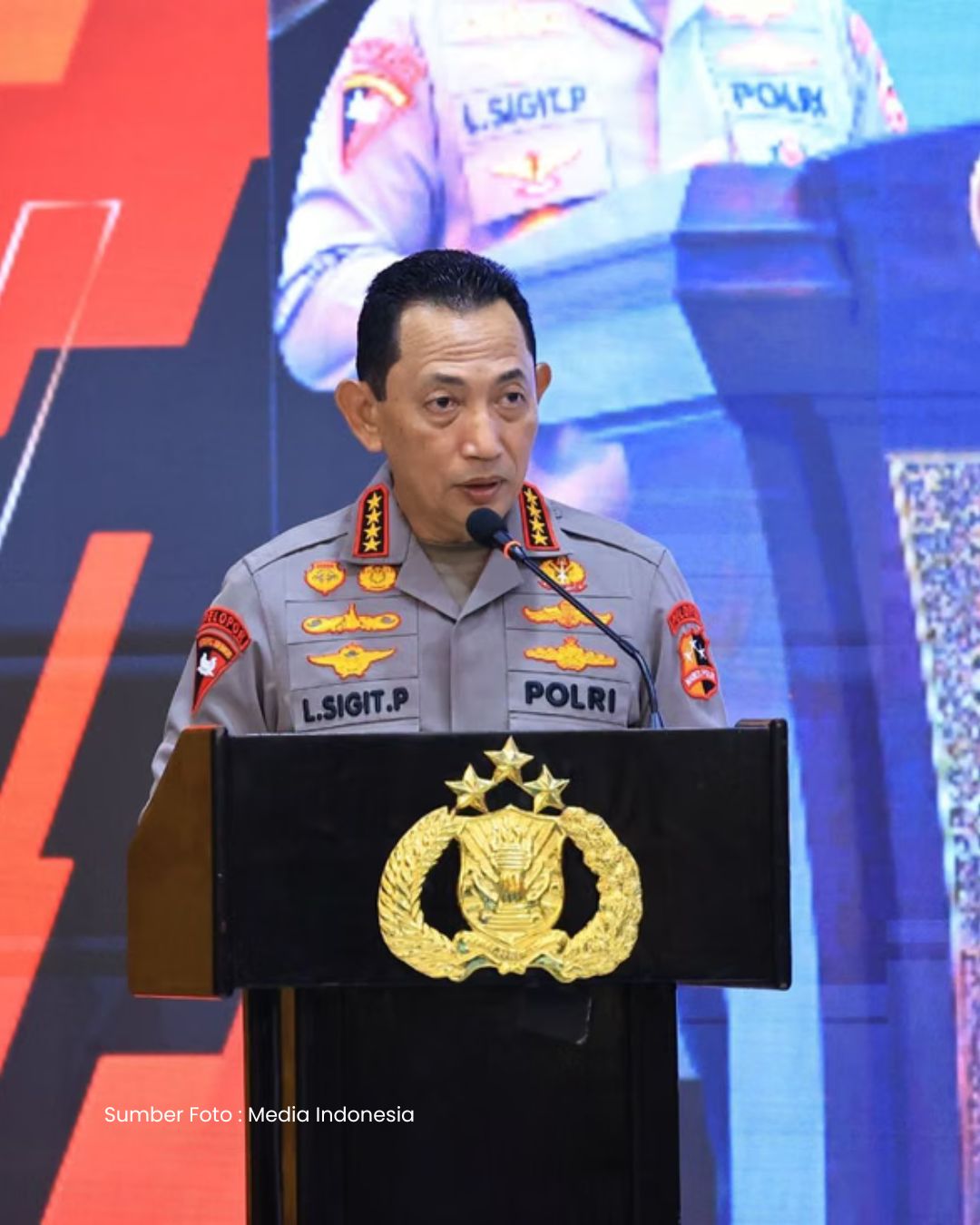 Polri Meraih Predikat Lembaga Publik Paling Informatif di Indonesia Dengan Nilai 98,90 Dari Hasil Monitoring dan Evaluasi (Monev).