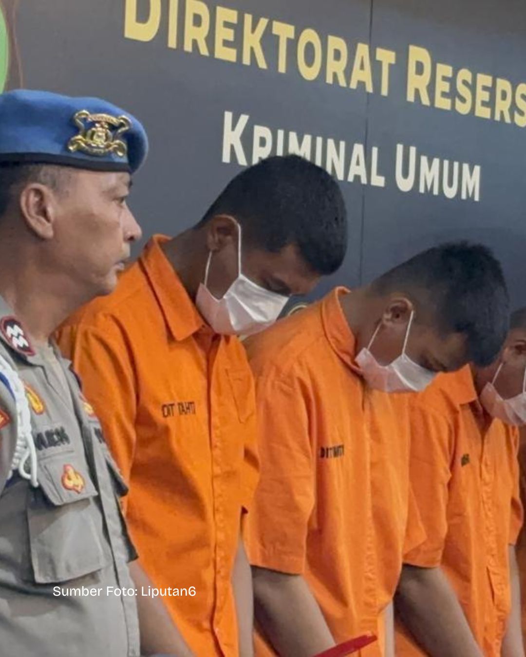 Enam Anggota Polisi Dari Satuan Pelayanan Markas (Yanma) Mabes Polri ditetapkan Sebagai Tersangka Justru Mendapat Dukungan Publik