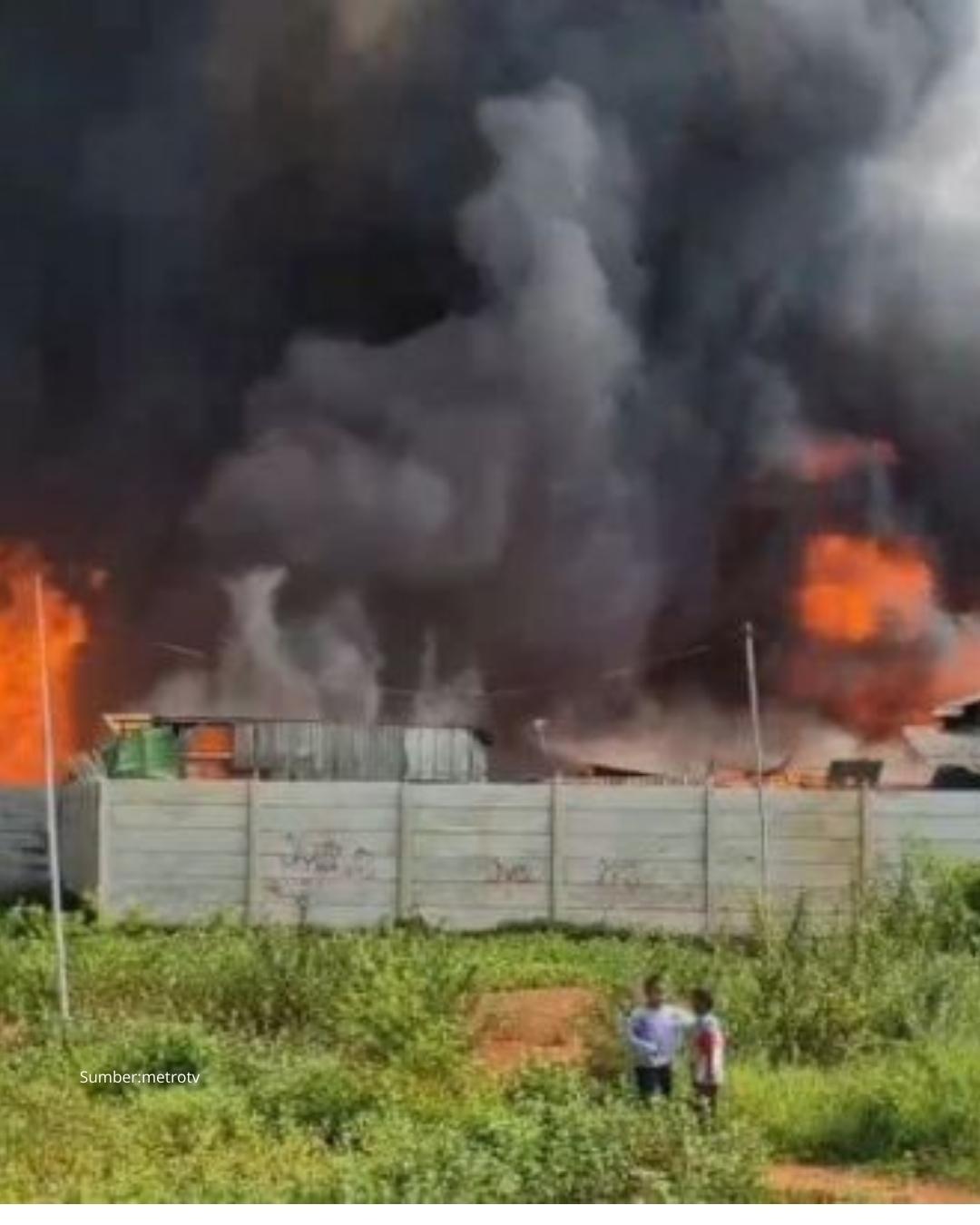Kebakaran Terjadi diwilayah Padat Penduduk Penjaringan Jakarta Utara