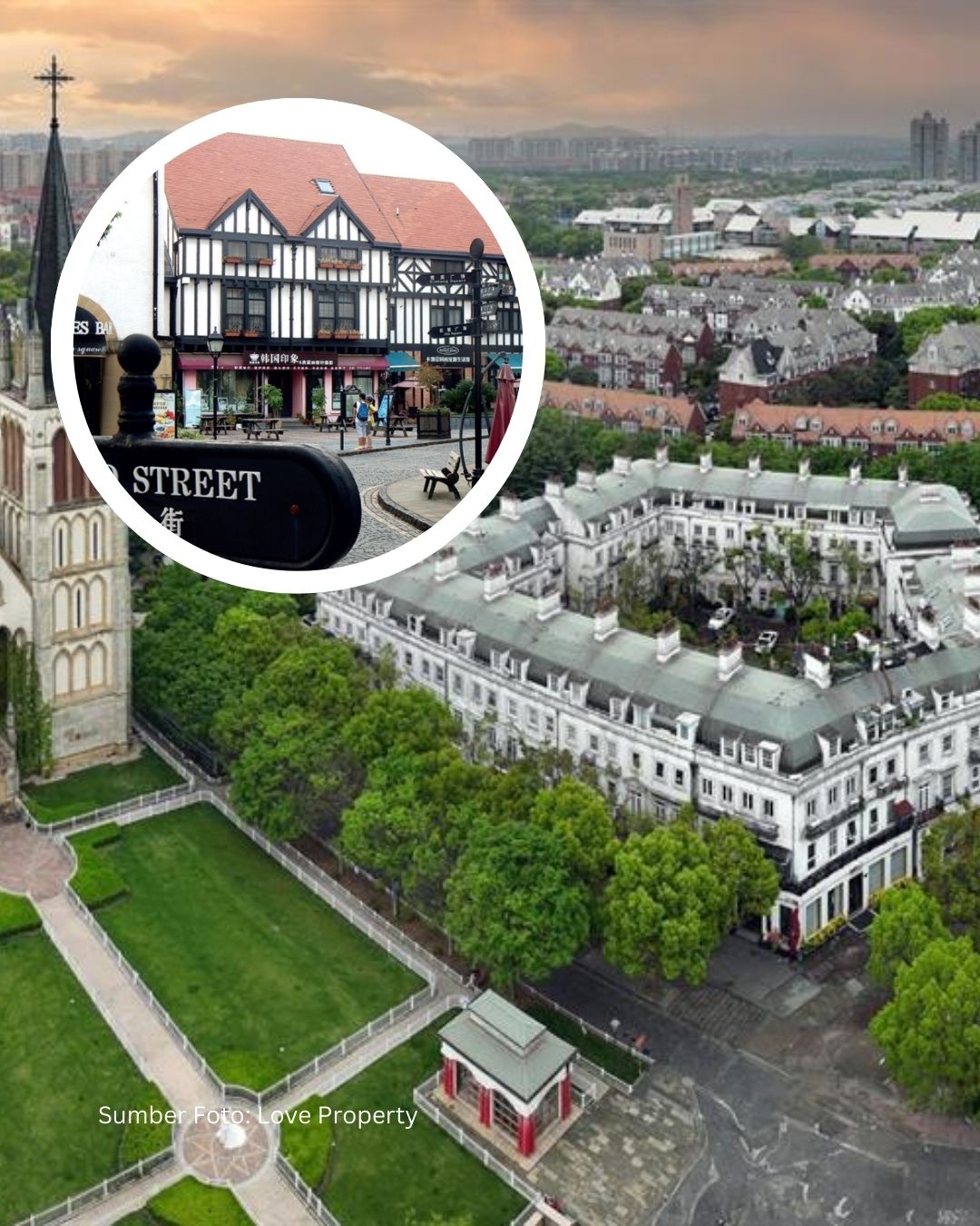 Thames Town: Kota Inggris di Shanghai yang Sepi