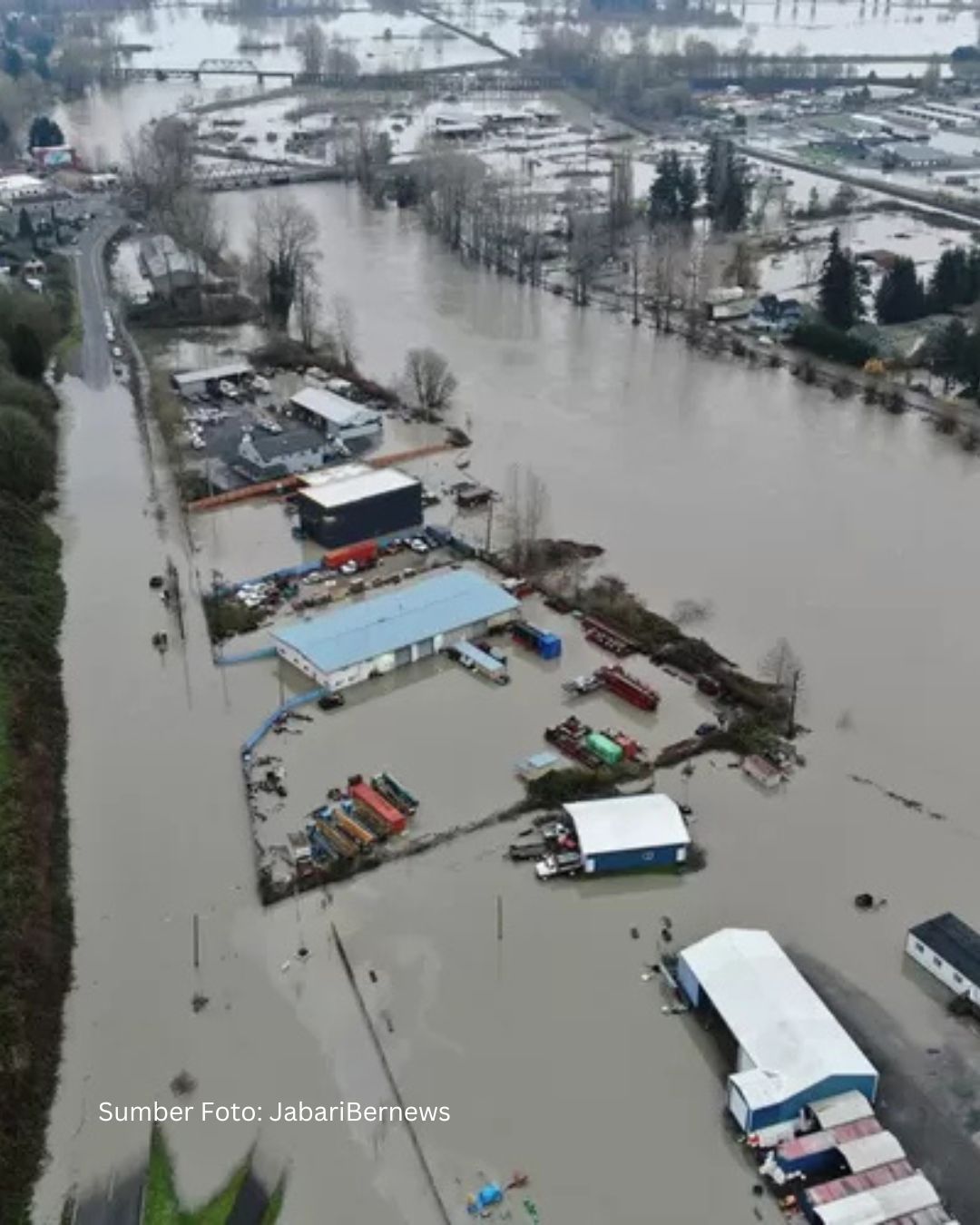Mencekam!!! Washington dilanda Banjir, Listrik di 400.000 Rumah Padam