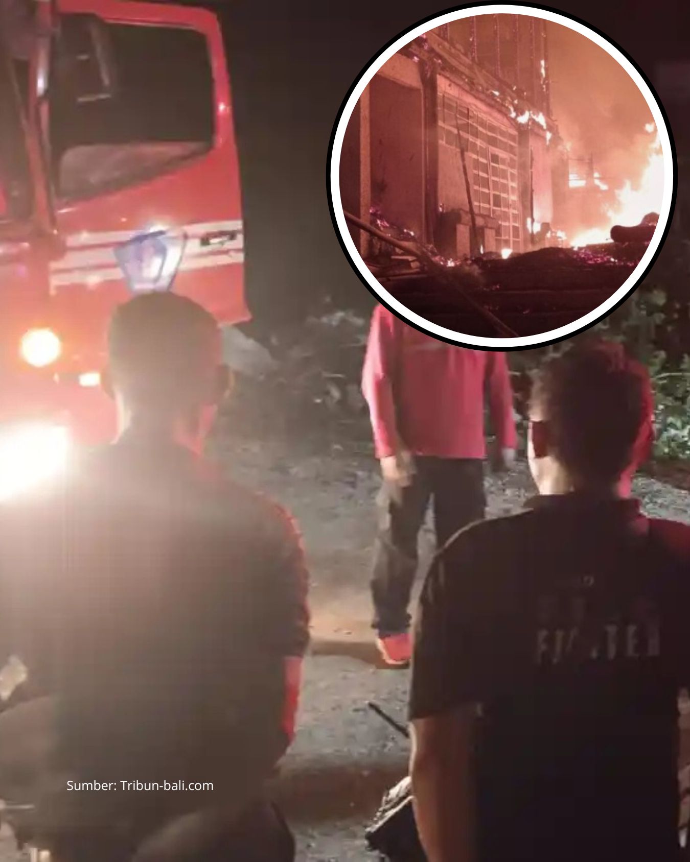 Akibat Kembang Api 10 Vila di Pecatu Bali Hangus Terbakar