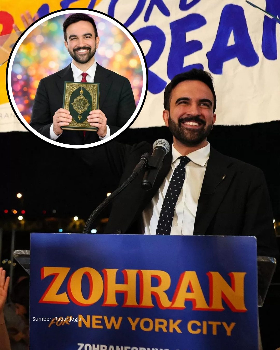 Zohran Mamdani Wali Kota New York Pertama Yang Disumpah dengan Al-Qur’an