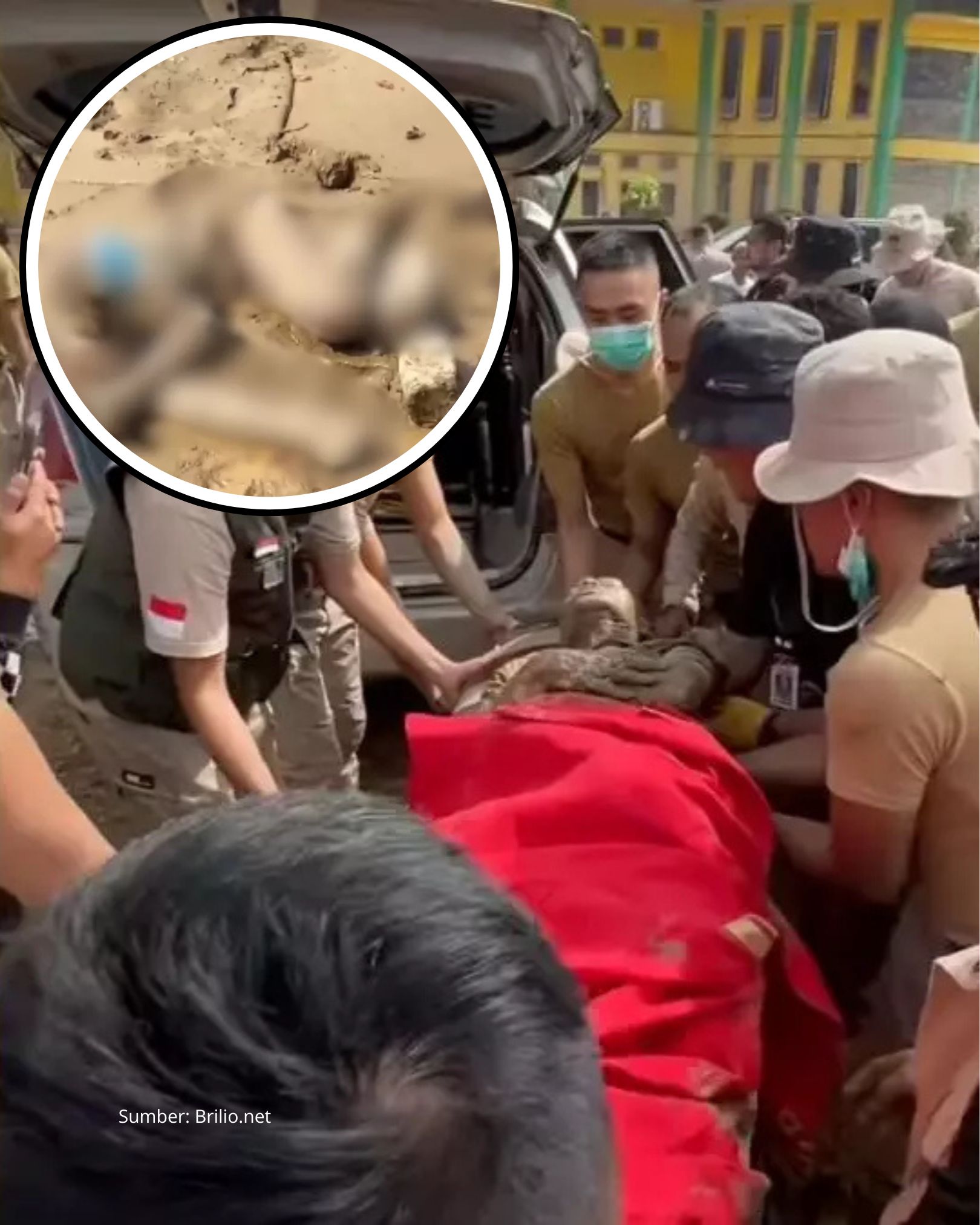 Warga Aceh Hilang ditemukan Lemas Tergeletak di Lumpur