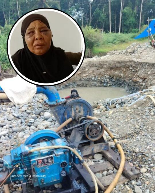 Seorang Nenek di Kroyok dan Nyaris Meninggal Akibat Menentang Tambang Emas Ilegal di Lahannya