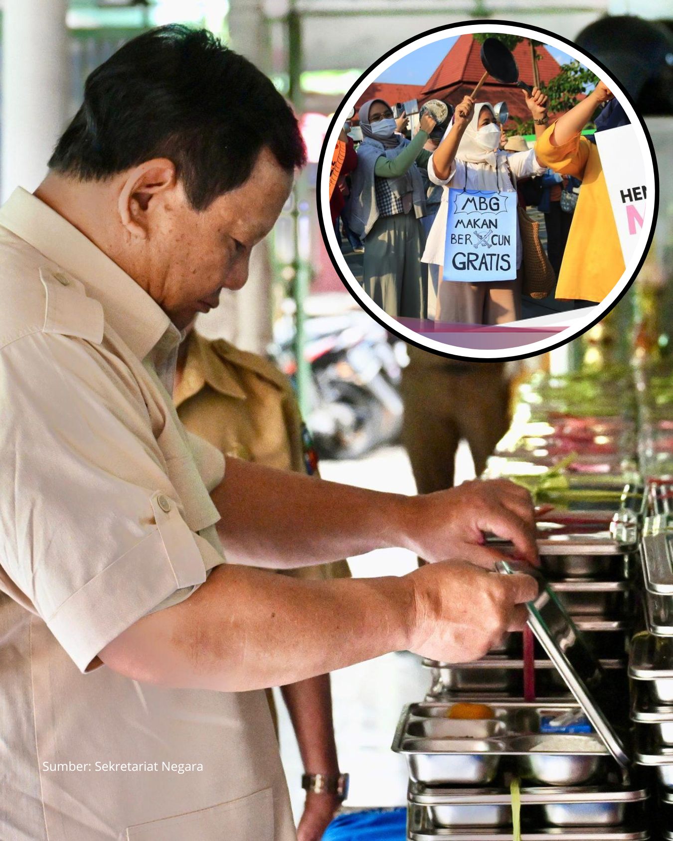 Genap Satahun MBG: Lebih Dari 100 Mitra MBG Diduga Terafiliasi Dengan Lingkungan Pejabat