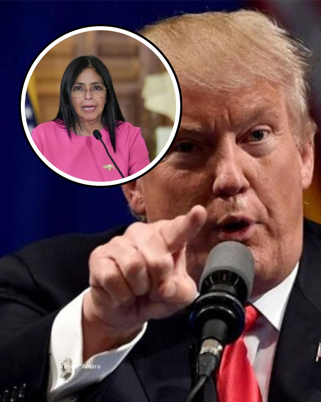 Wapres Venezuela Ajak AS Kerjasama Usai Maduro di Tangkap Trump