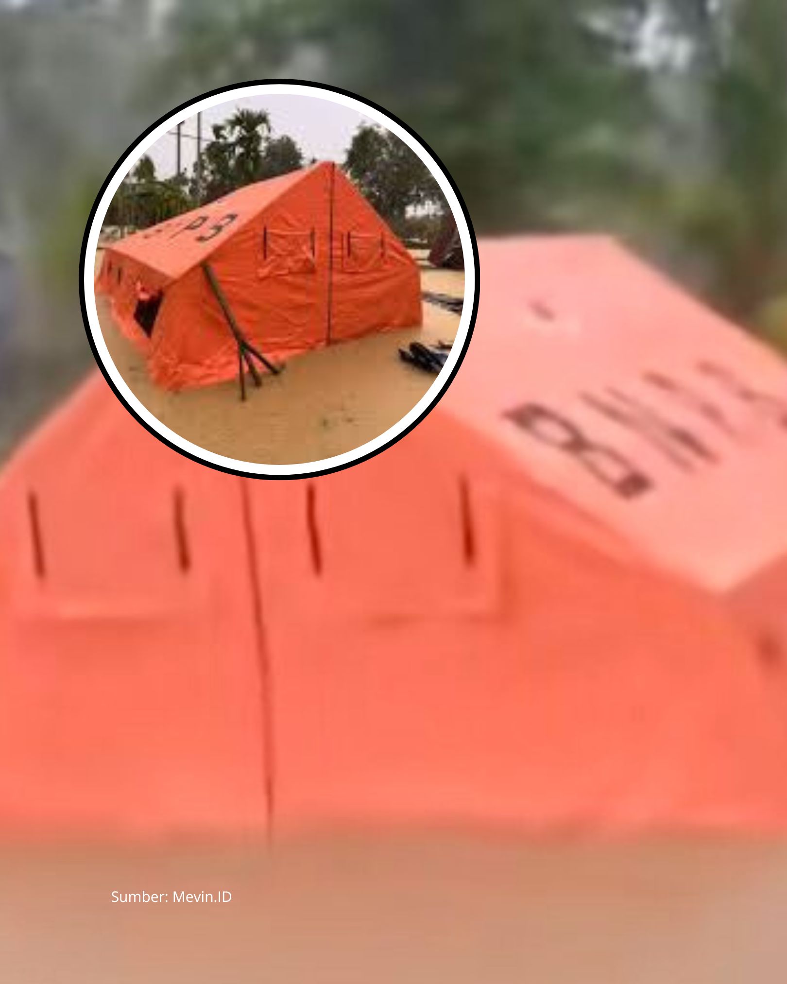 Aceh Kembali di Landa Banjir Besar Tenda-Tenda Terendam