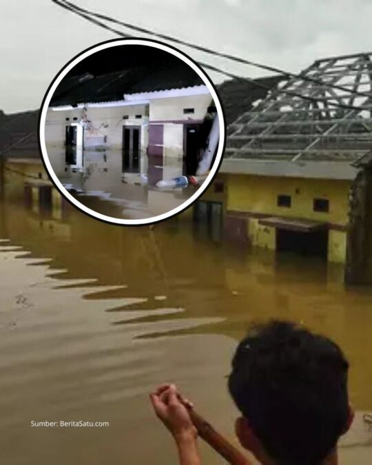 Banjir Cikande Tangerang Capai 2 Meter Belum Surut