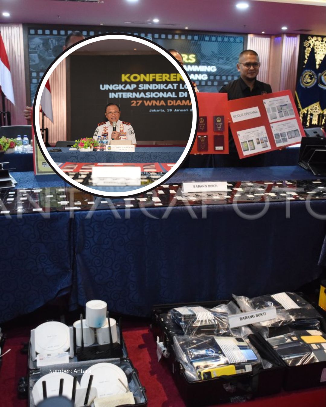 Semakin Gencar Sindikat Love Scam, Dibongkar 27 RRT Diamankan Imigrasi