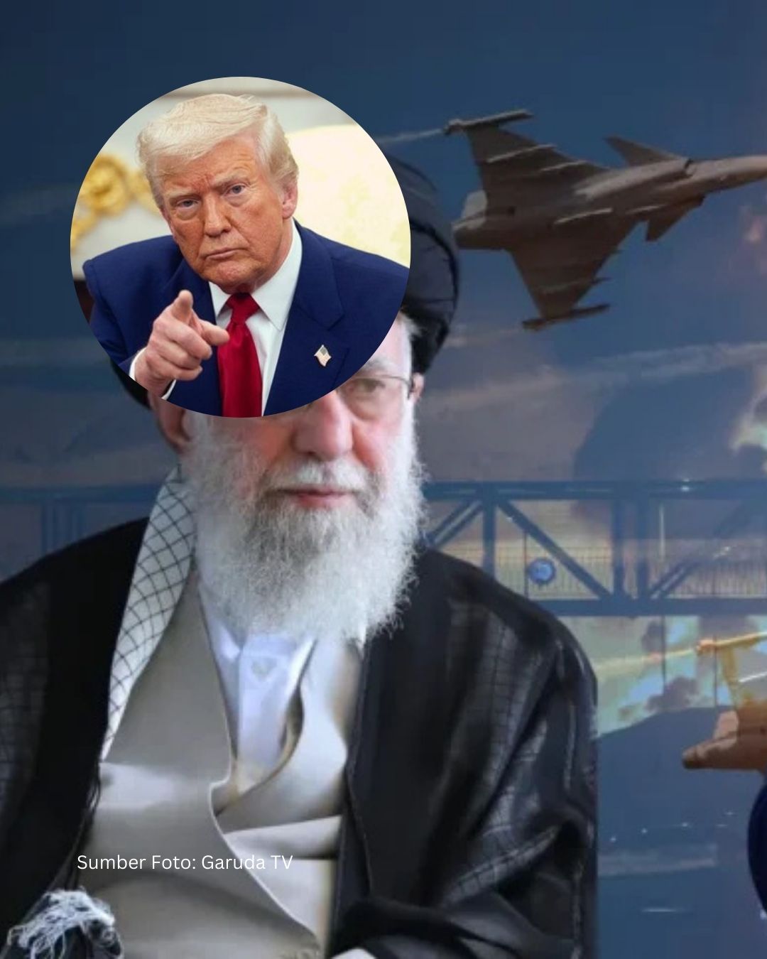 Ketegangan Memuncak: Iran Ancam Balas, Trump Pilih Menahan Diri