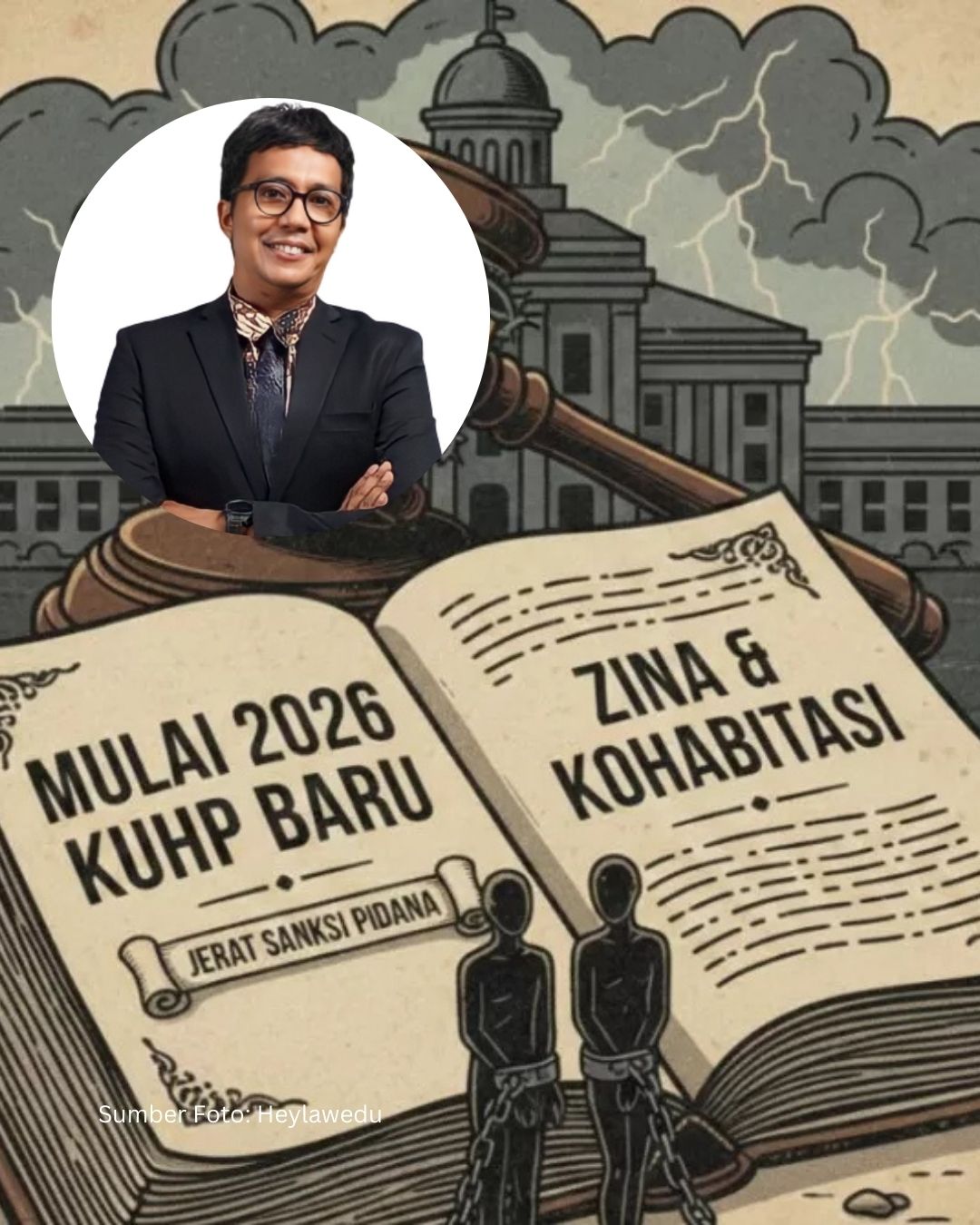 Ahmad Sofian Kritik Pasal Zina dan Kohabitasi di KUHP Baru: Multitafsir dan Berisiko Disalahgunakan
