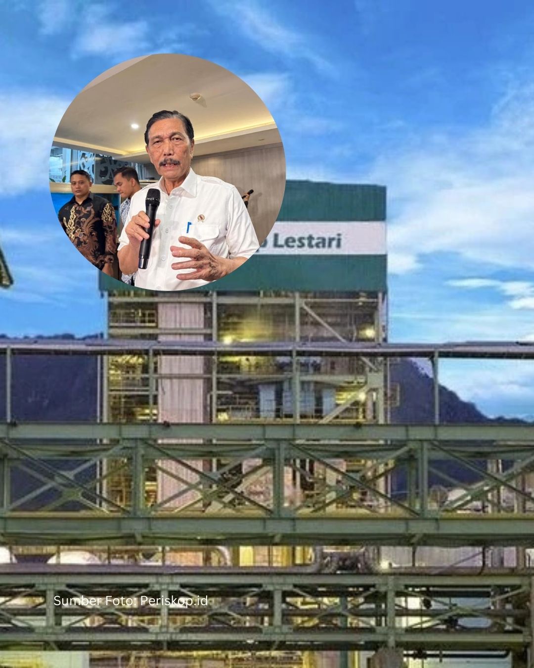 Luhut Bantah Punya Saham di Toba Pulp Lestari
