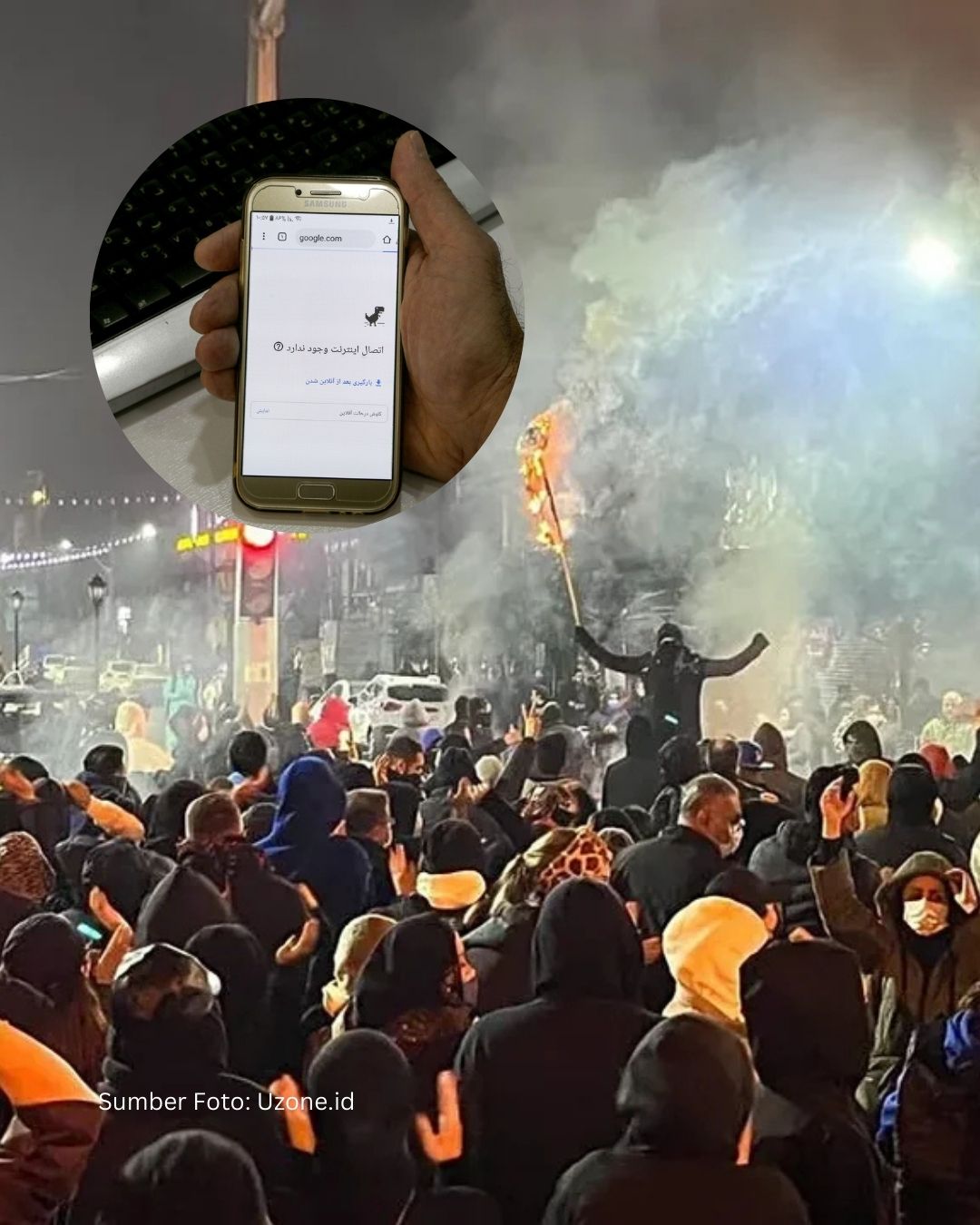 Iran Putus Internet Nasional, Protes Ekonomi Dibungkam