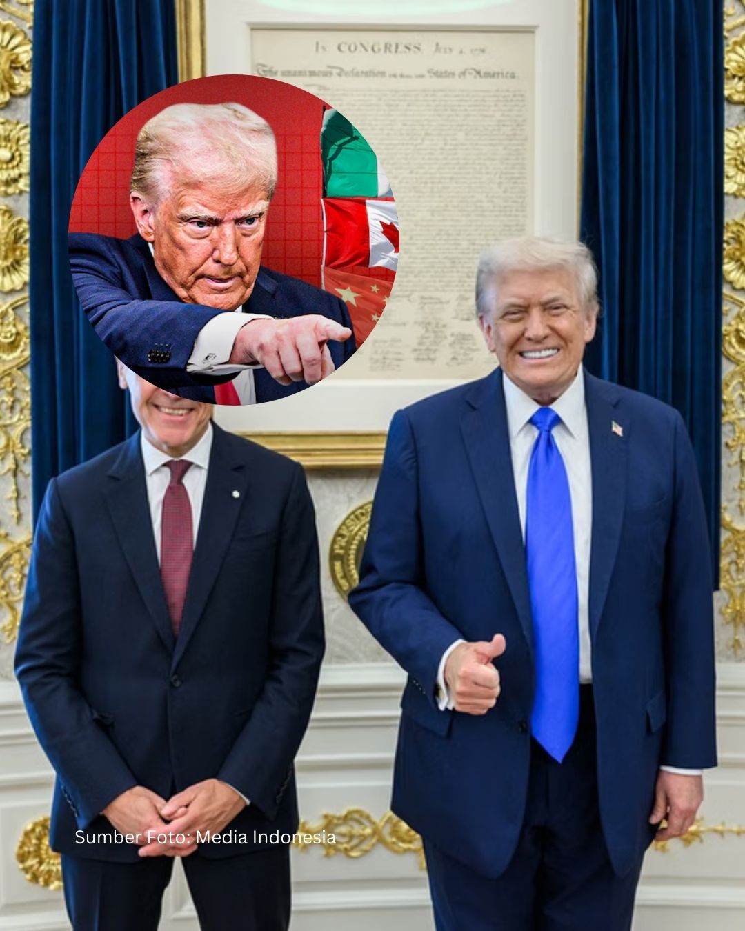 Tarif Impor 100% Jadi Senjata Trump Hadapi Kanada