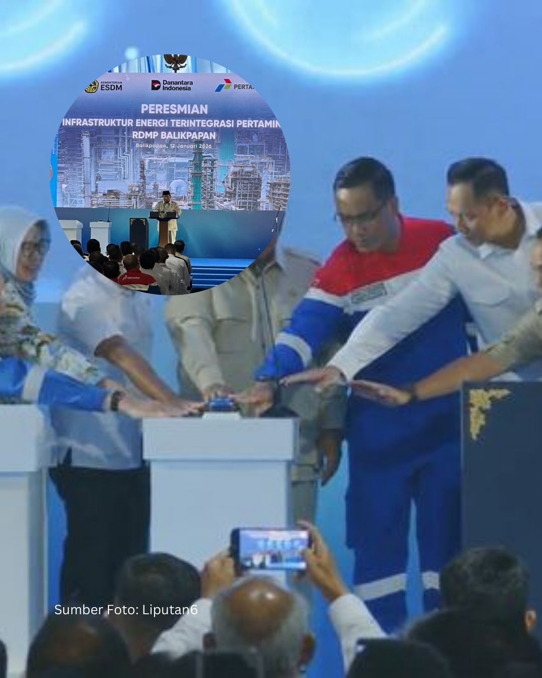 Prabowo Resmikan RDMP Balikpapan: Investasi Rp124 Triliun untuk Energi Nasional