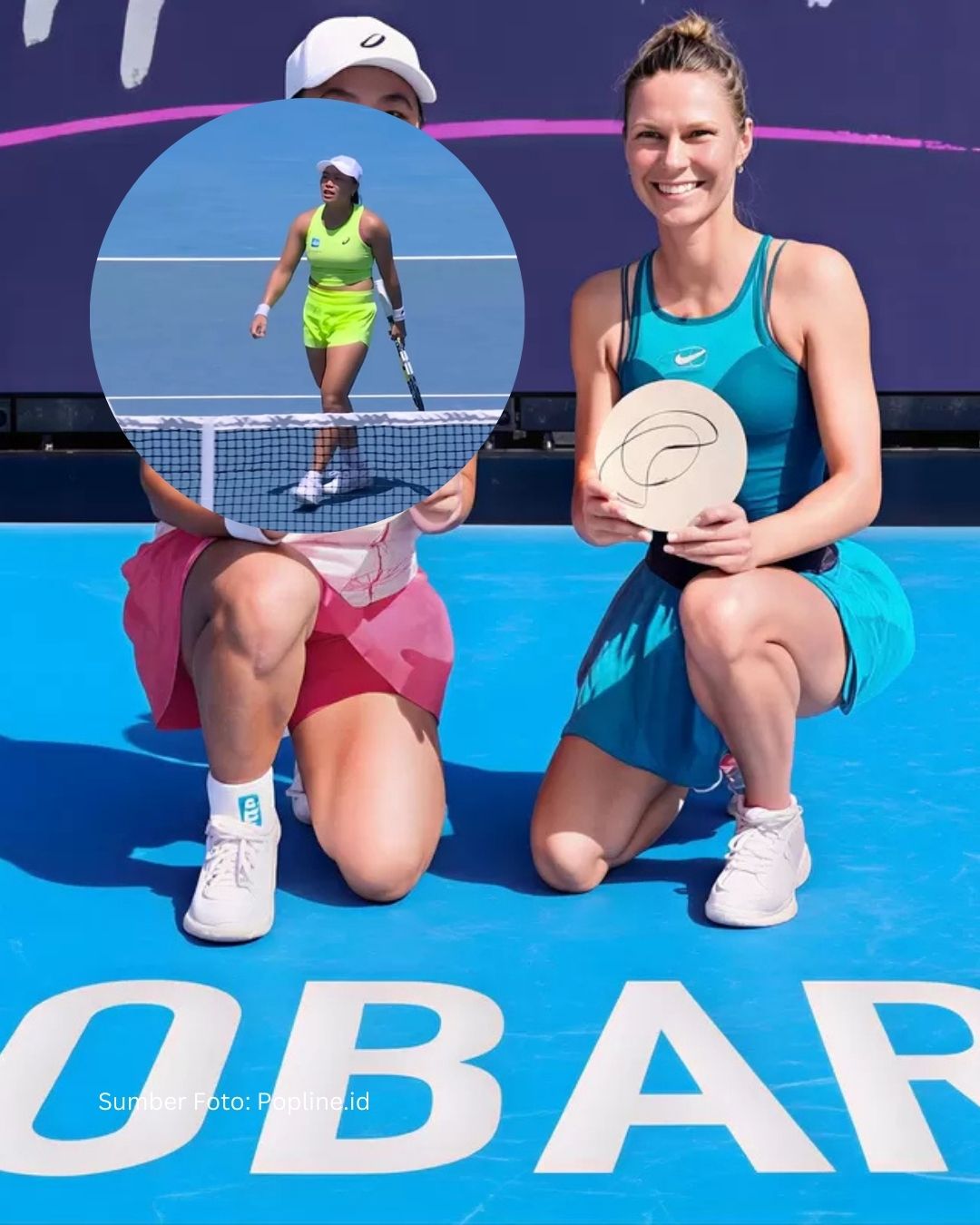 Janice Tjen Bikin Sejarah! Singkirkan Leylah Fernandez di Australian Open 2026